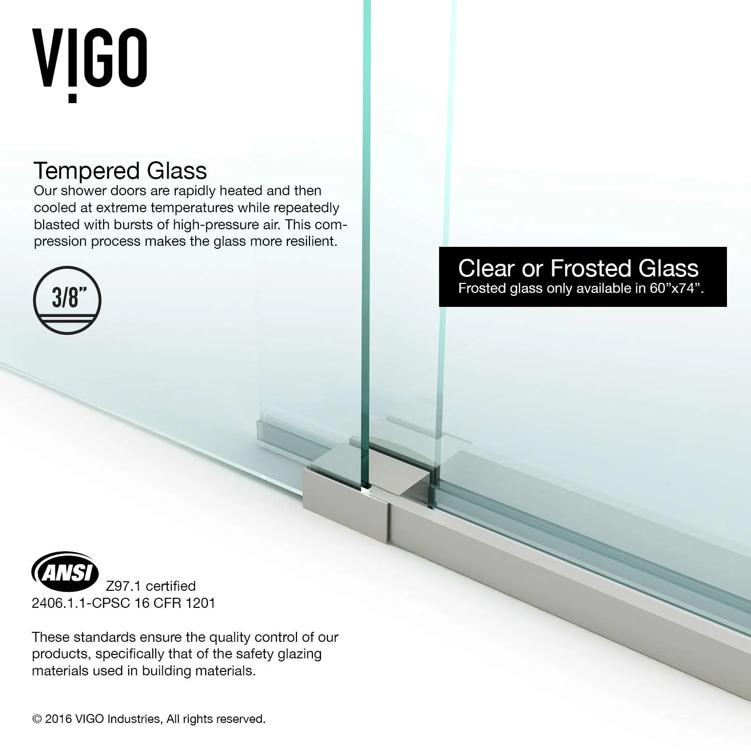 Elan Sliding Frameless Tub Door - Image 122