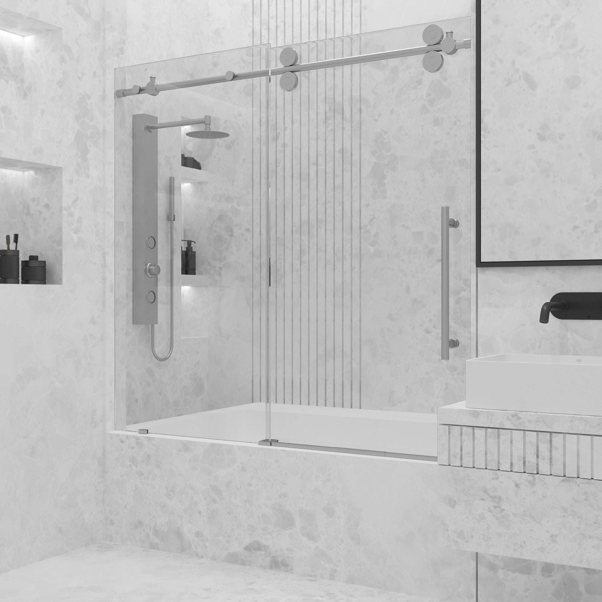 Elan Sliding Frameless Tub Door - Image 126