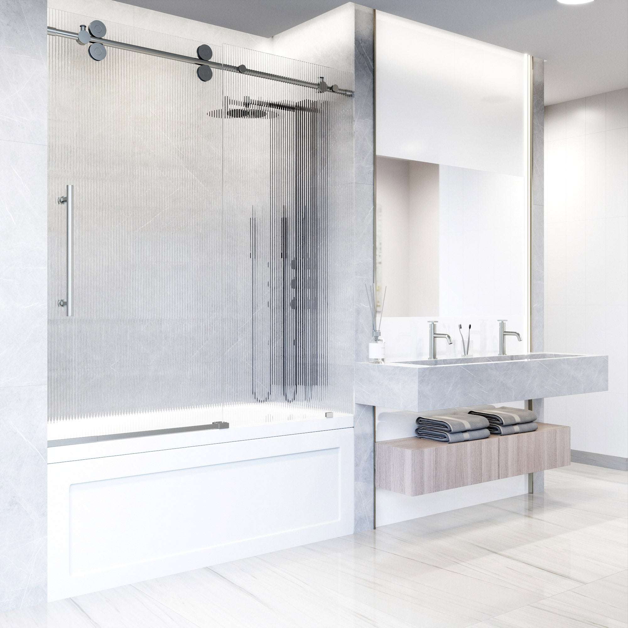 Elan Sliding Frameless Tub Door - Image 132