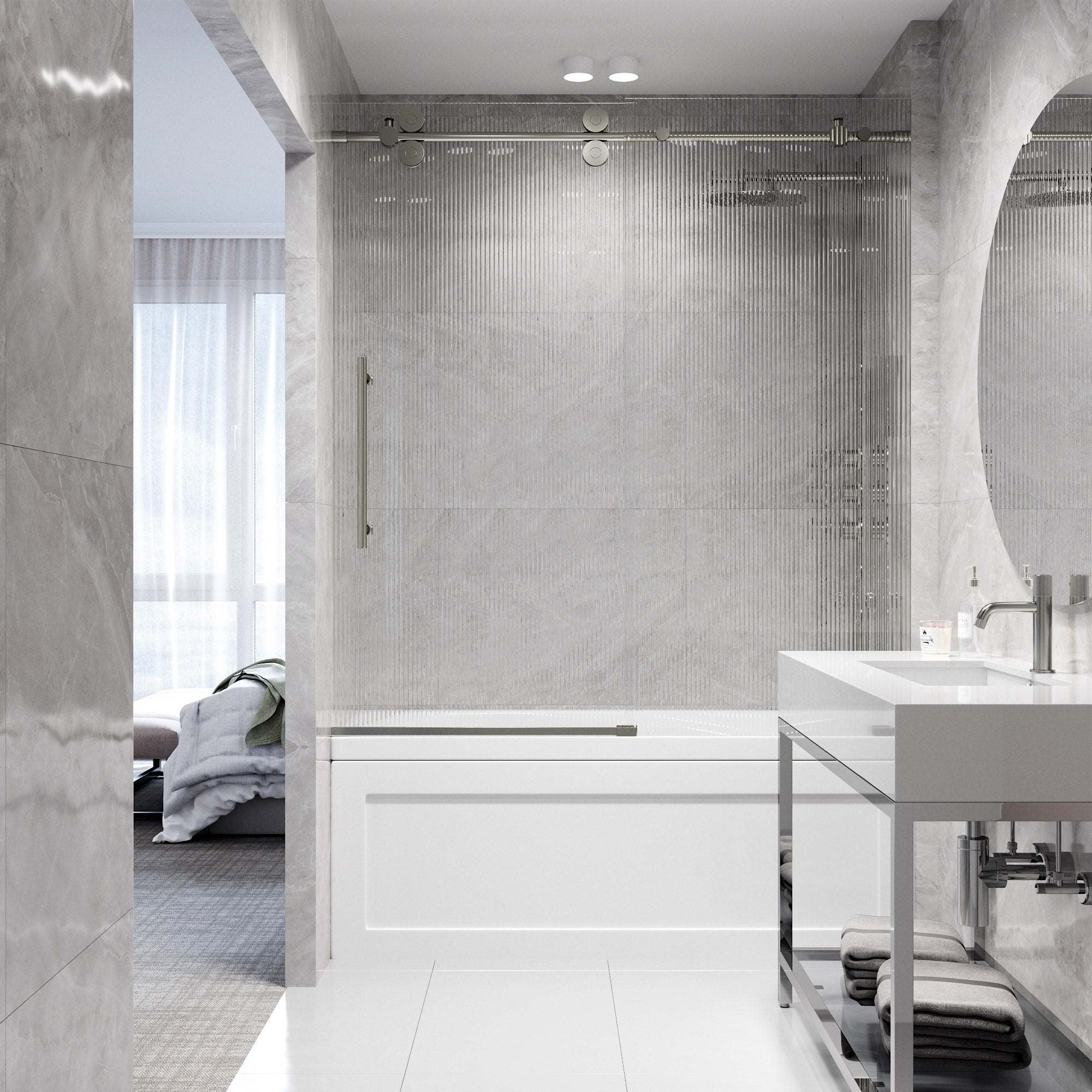 Elan Sliding Frameless Tub Door - Image 136