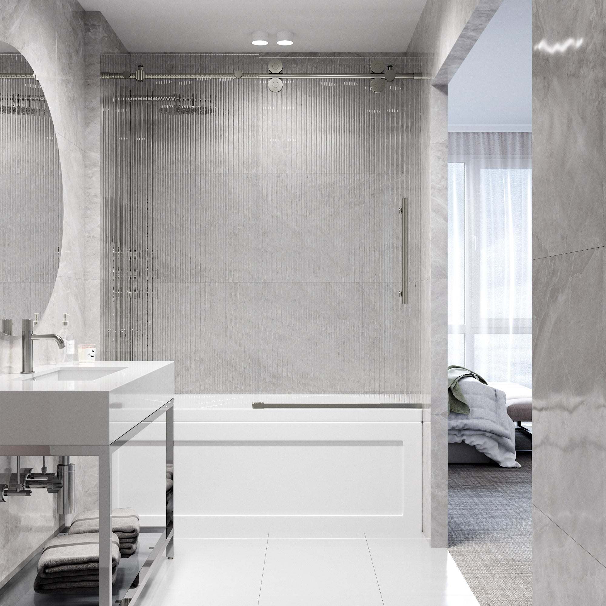 Elan Sliding Frameless Tub Door - Image 149