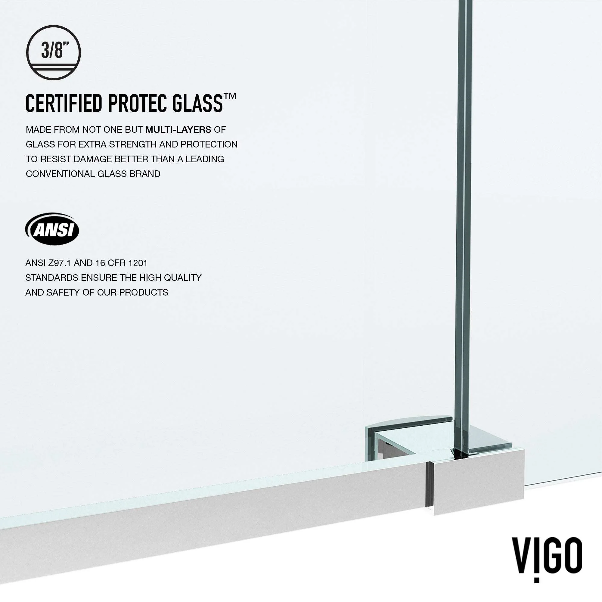 Elan Sliding Frameless Tub Door - Image 15