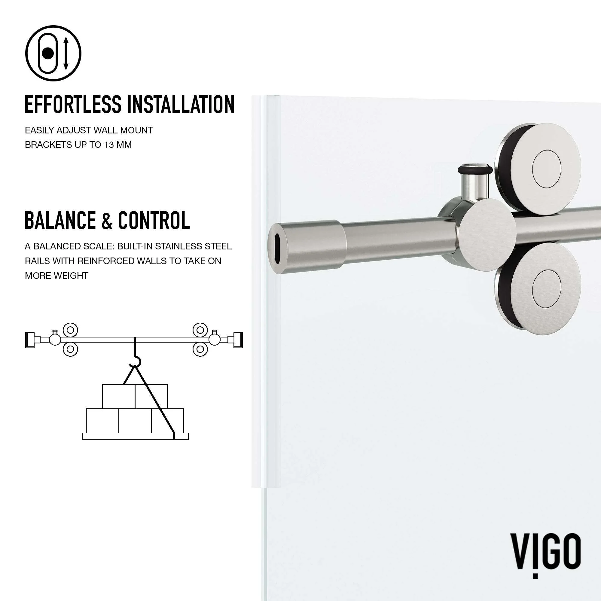 Elan Sliding Frameless Tub Door - Image 155