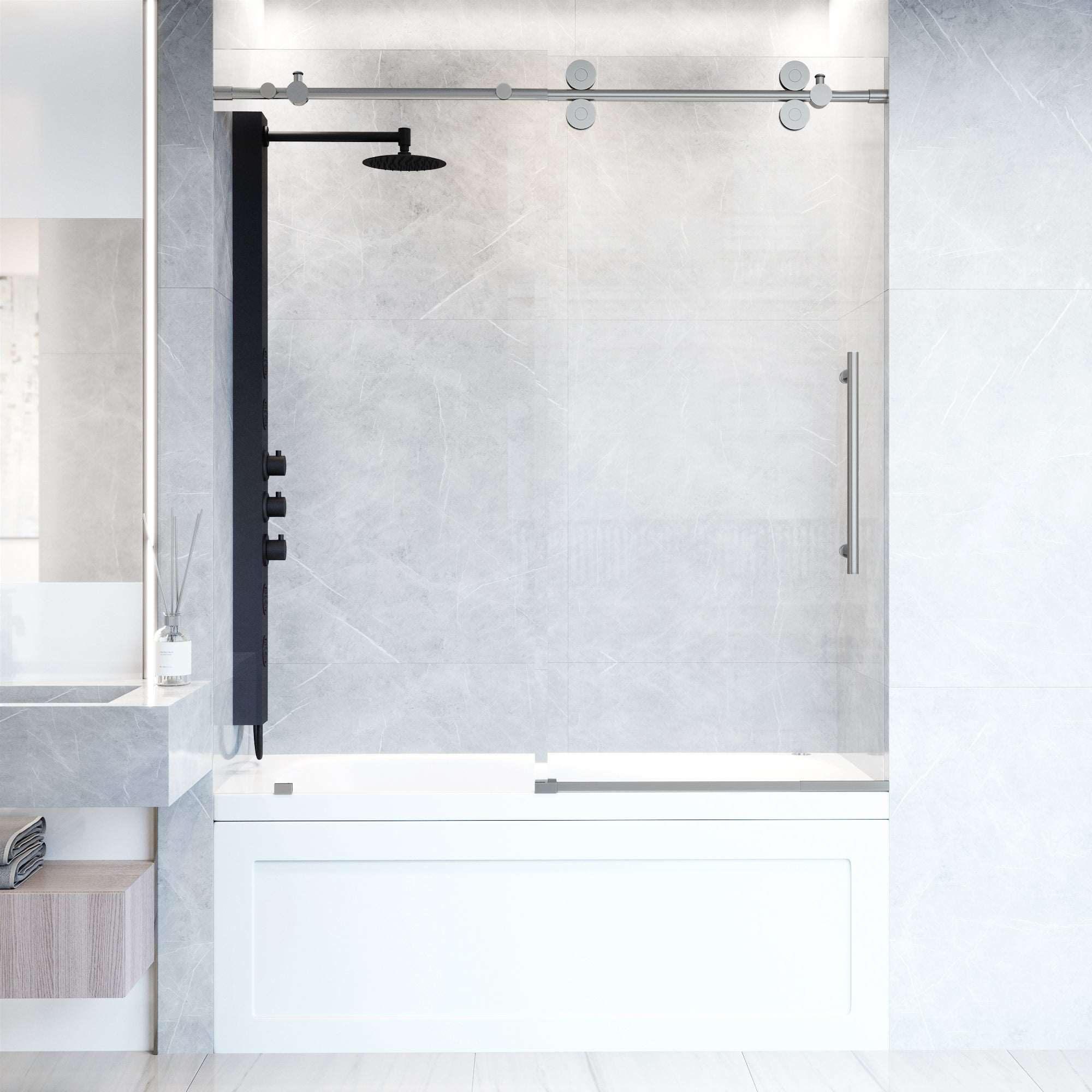 Elan Sliding Frameless Tub Door - Image 159