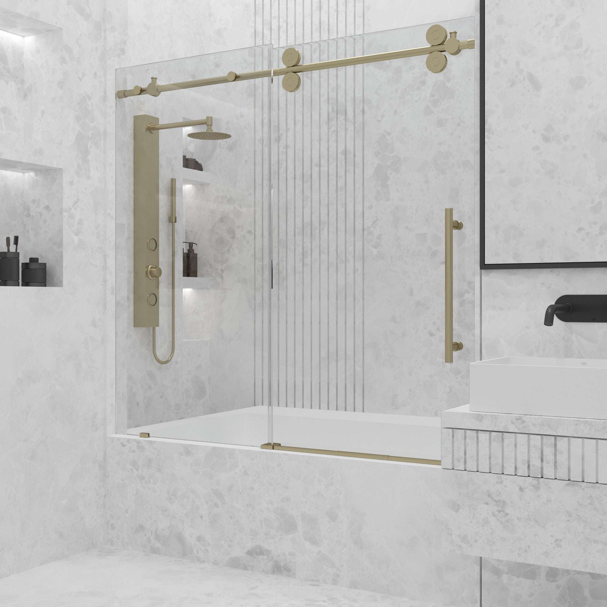 Elan Sliding Frameless Tub Door - Image 170