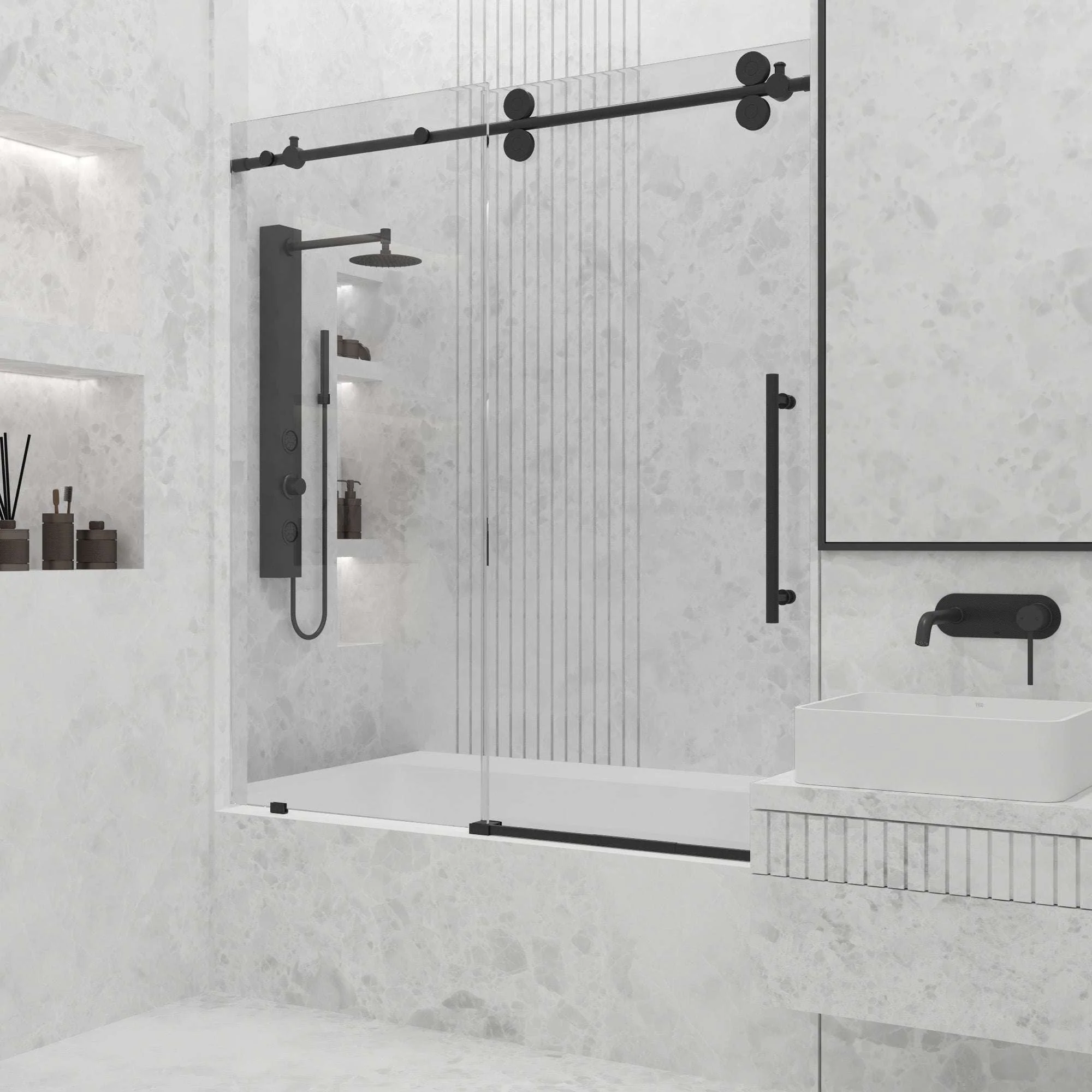 Elan Sliding Frameless Tub Door - Image 179
