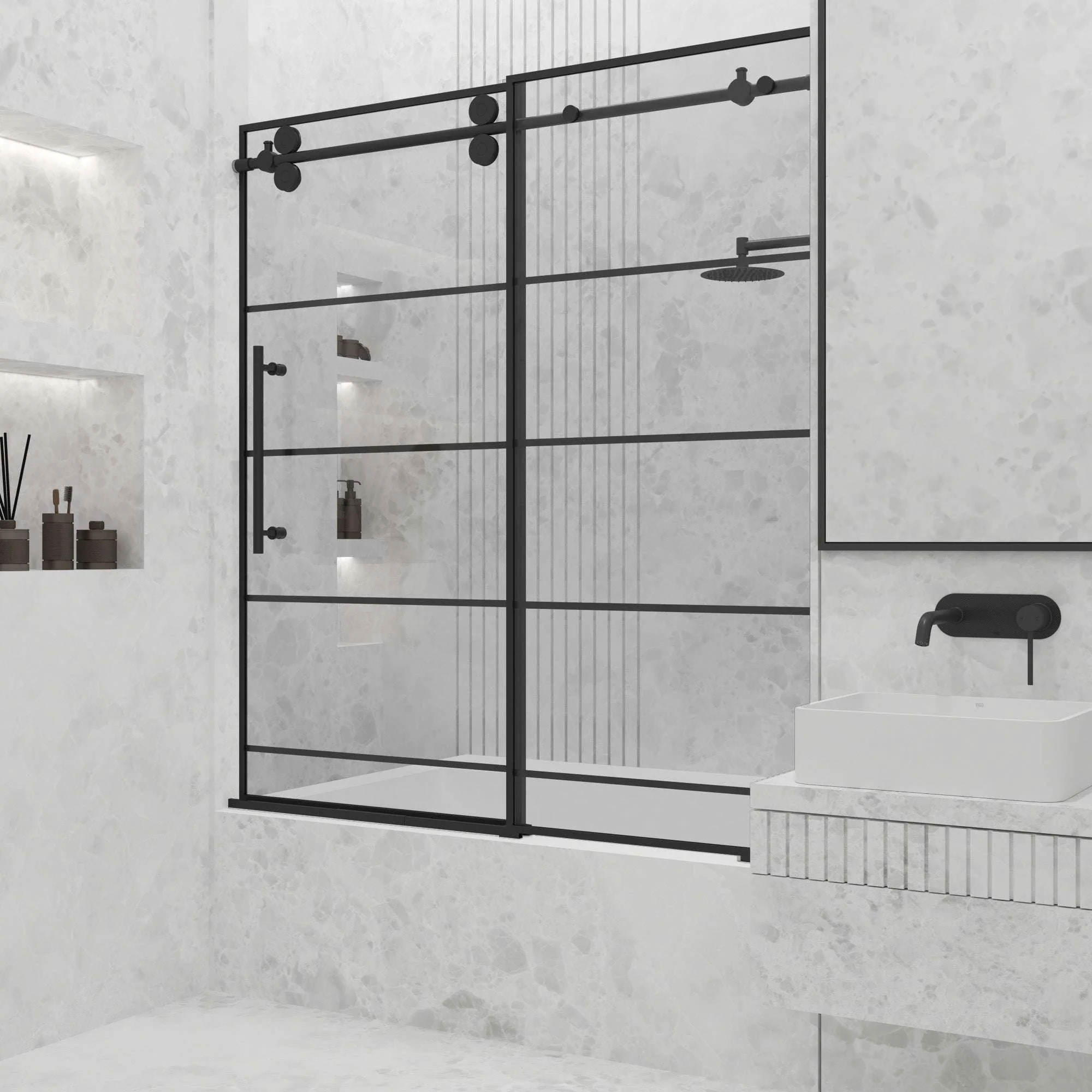 Elan Sliding Frameless Tub Door - Image 181