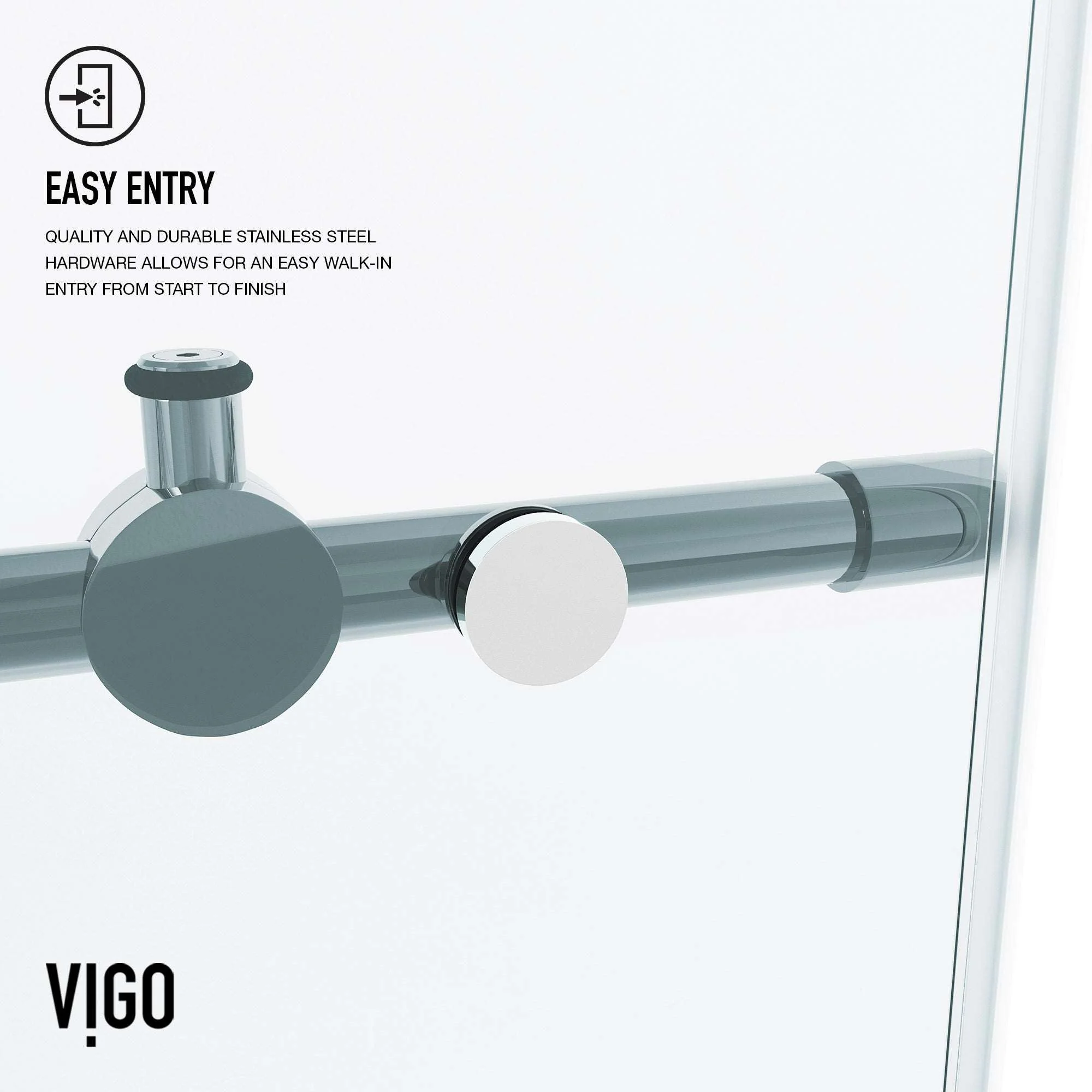 Elan Sliding Frameless Tub Door - Image 19