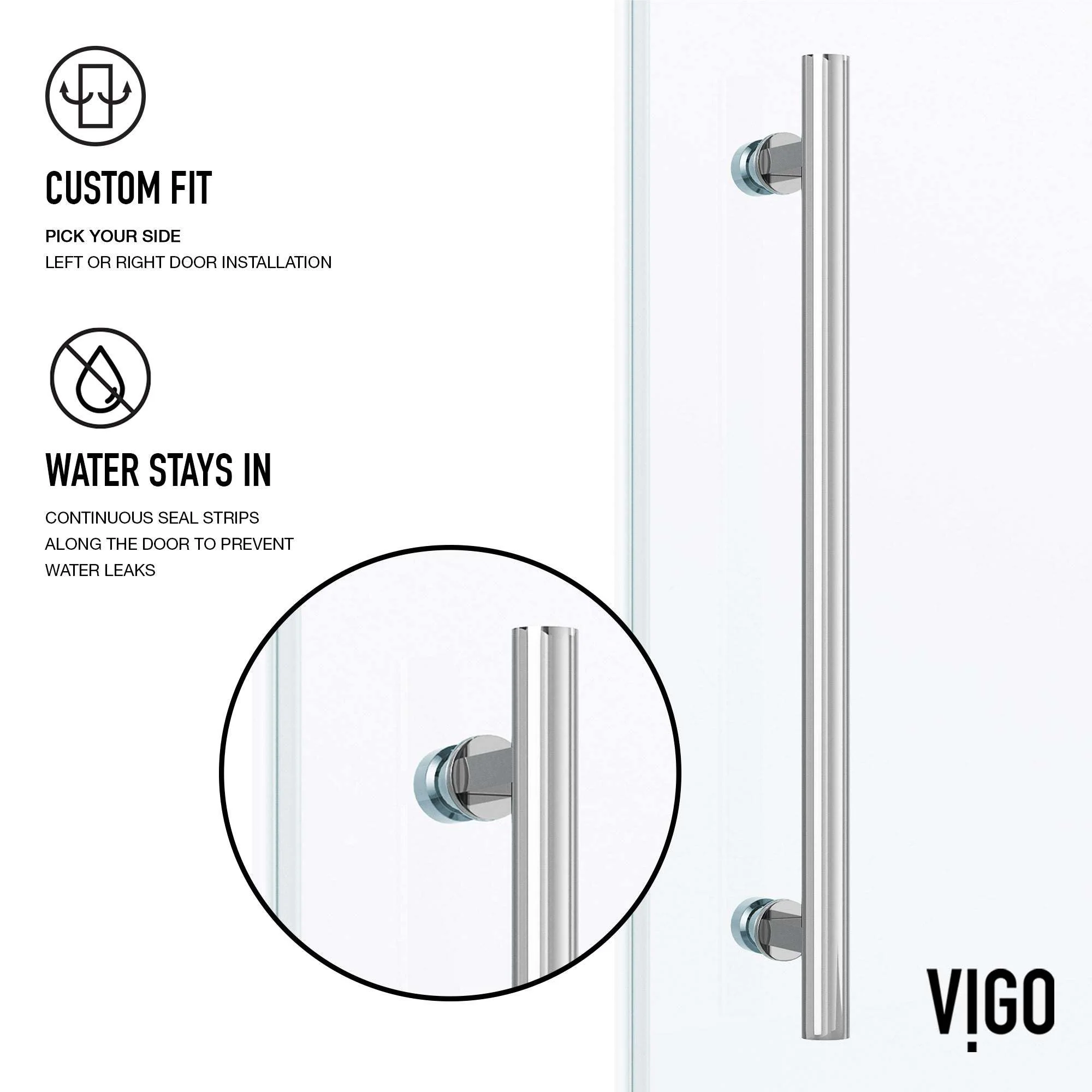 Elan Sliding Frameless Tub Door - Image 27