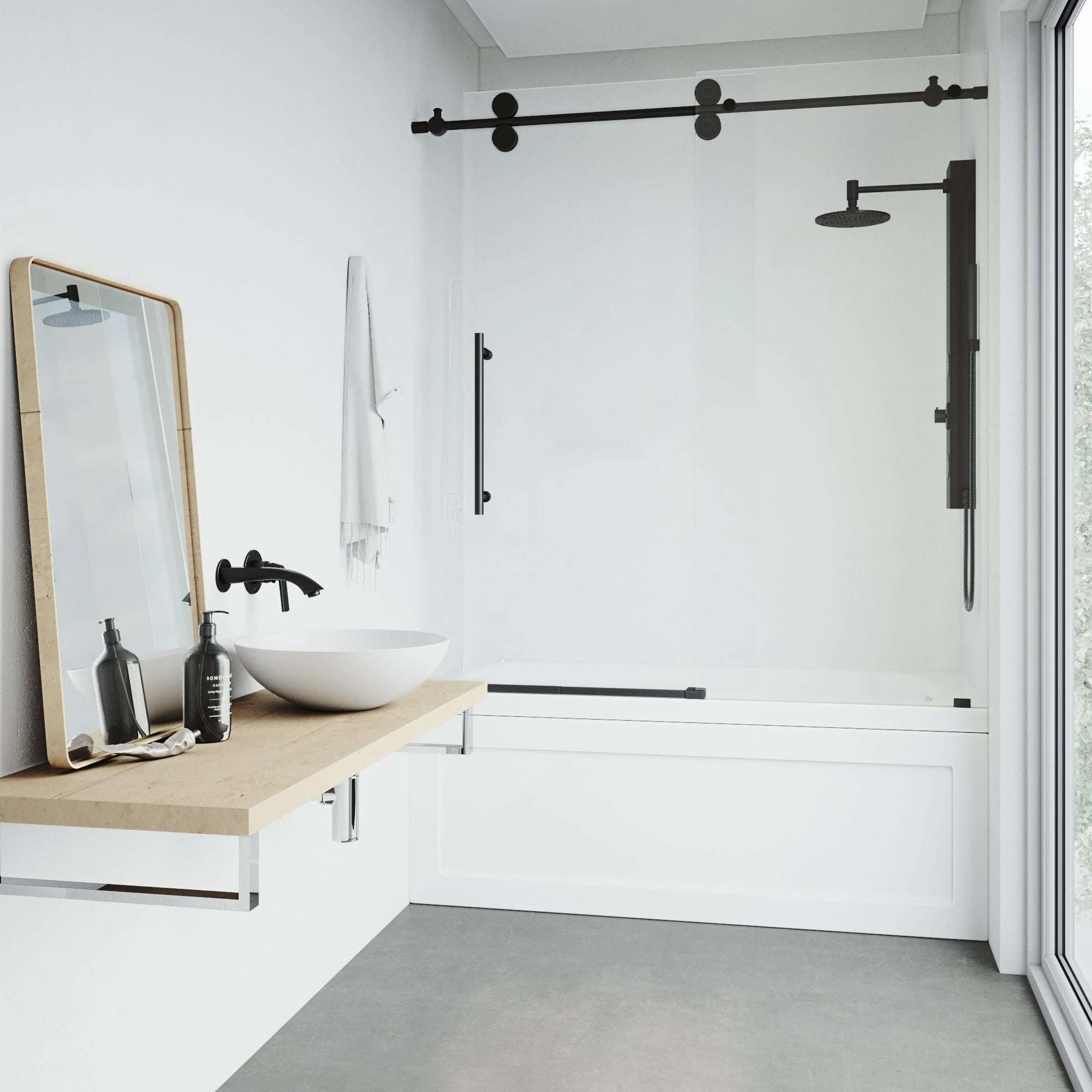 Elan Sliding Frameless Tub Door - Image 32
