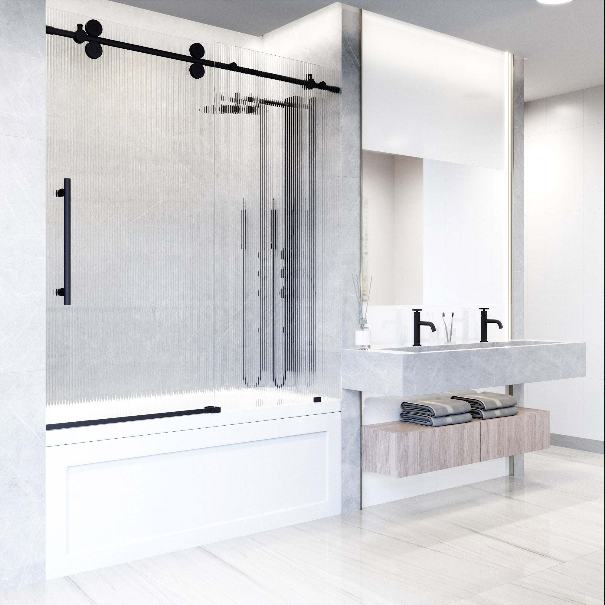 Elan Sliding Frameless Tub Door - Image 45