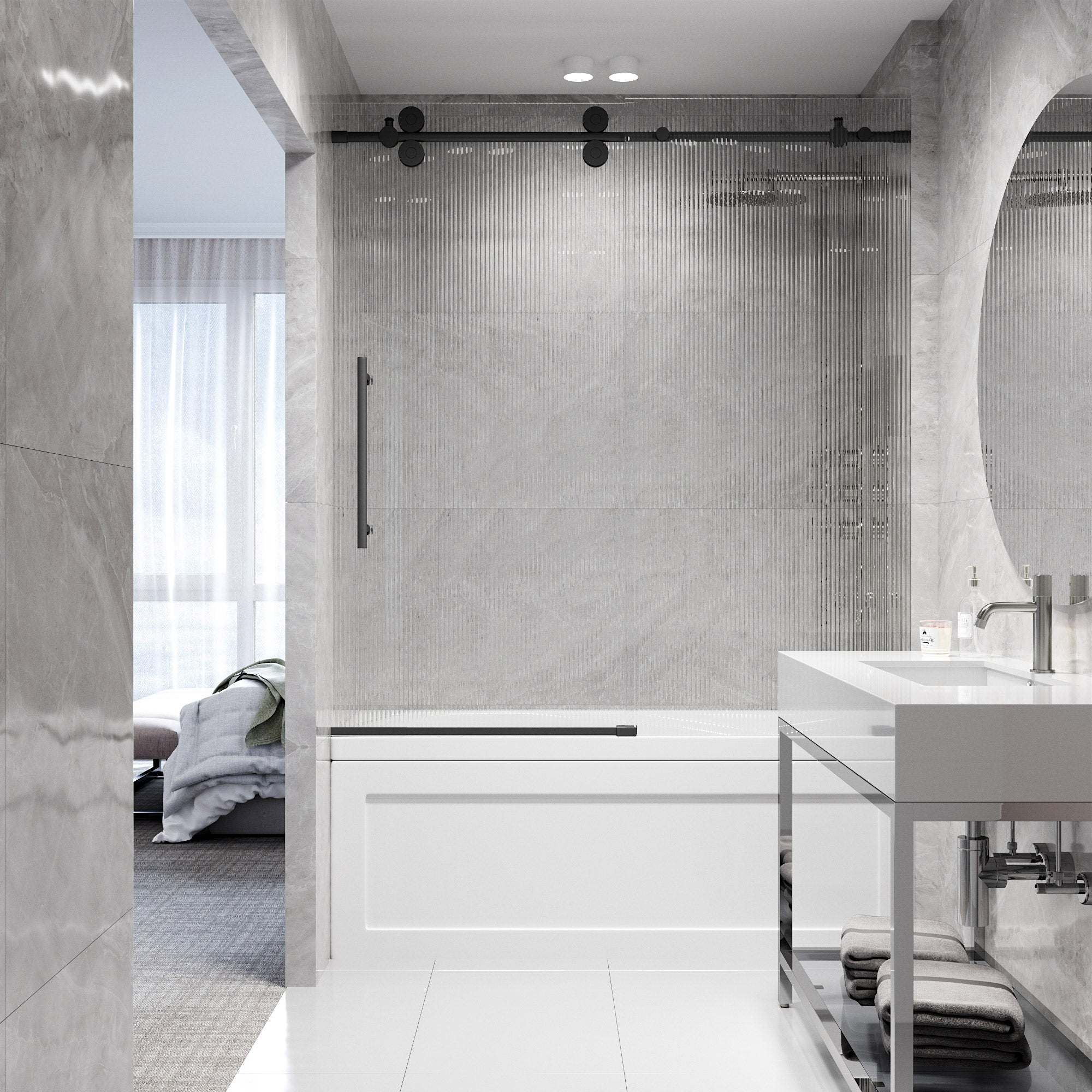 Elan Sliding Frameless Tub Door - Image 49