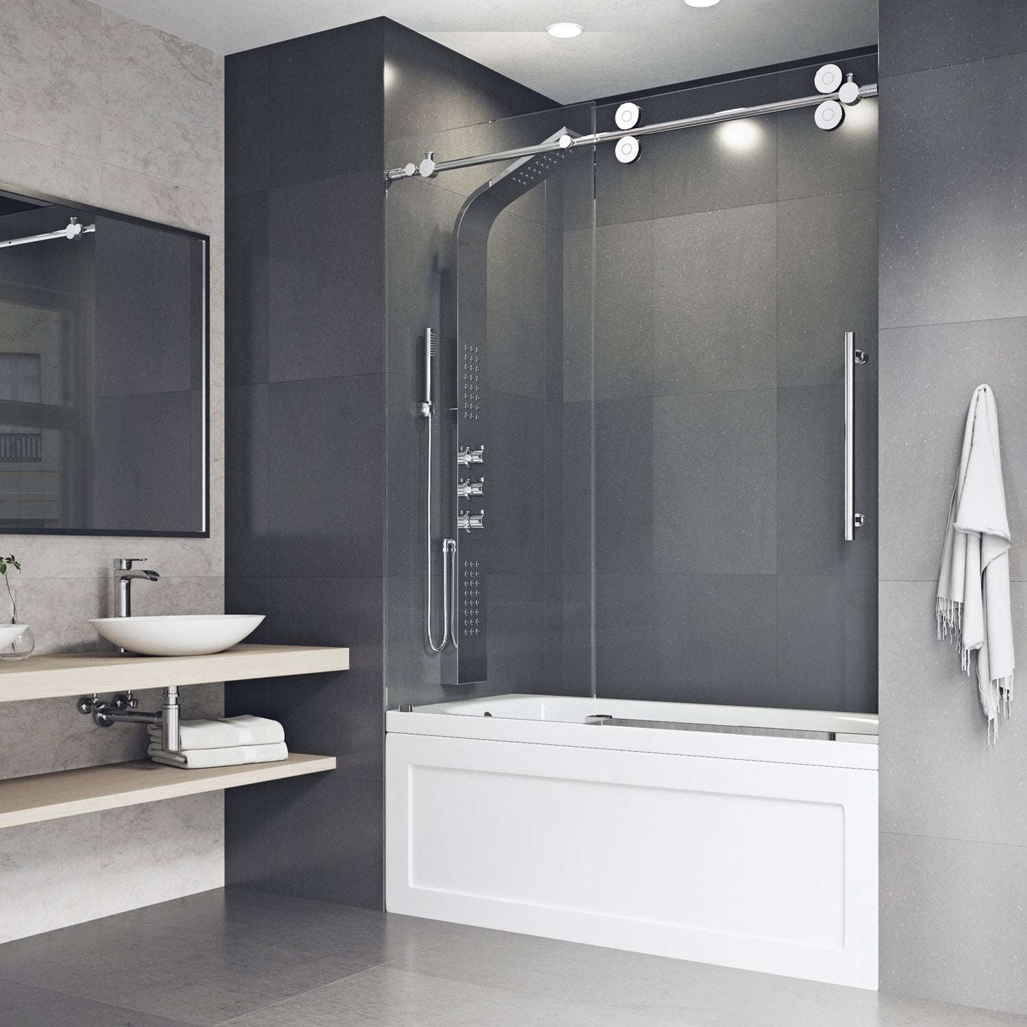 Elan Sliding Frameless Tub Door - Image 5