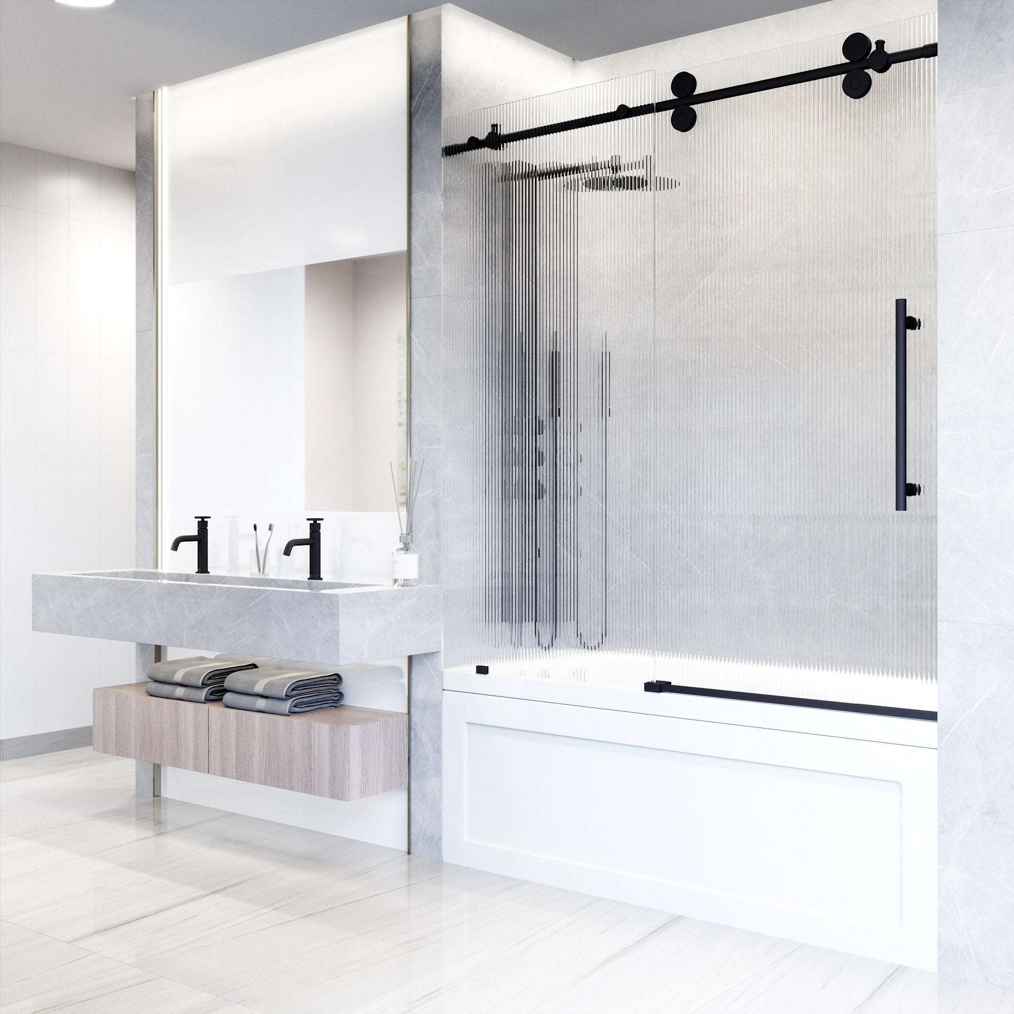 Elan Sliding Frameless Tub Door - Image 58