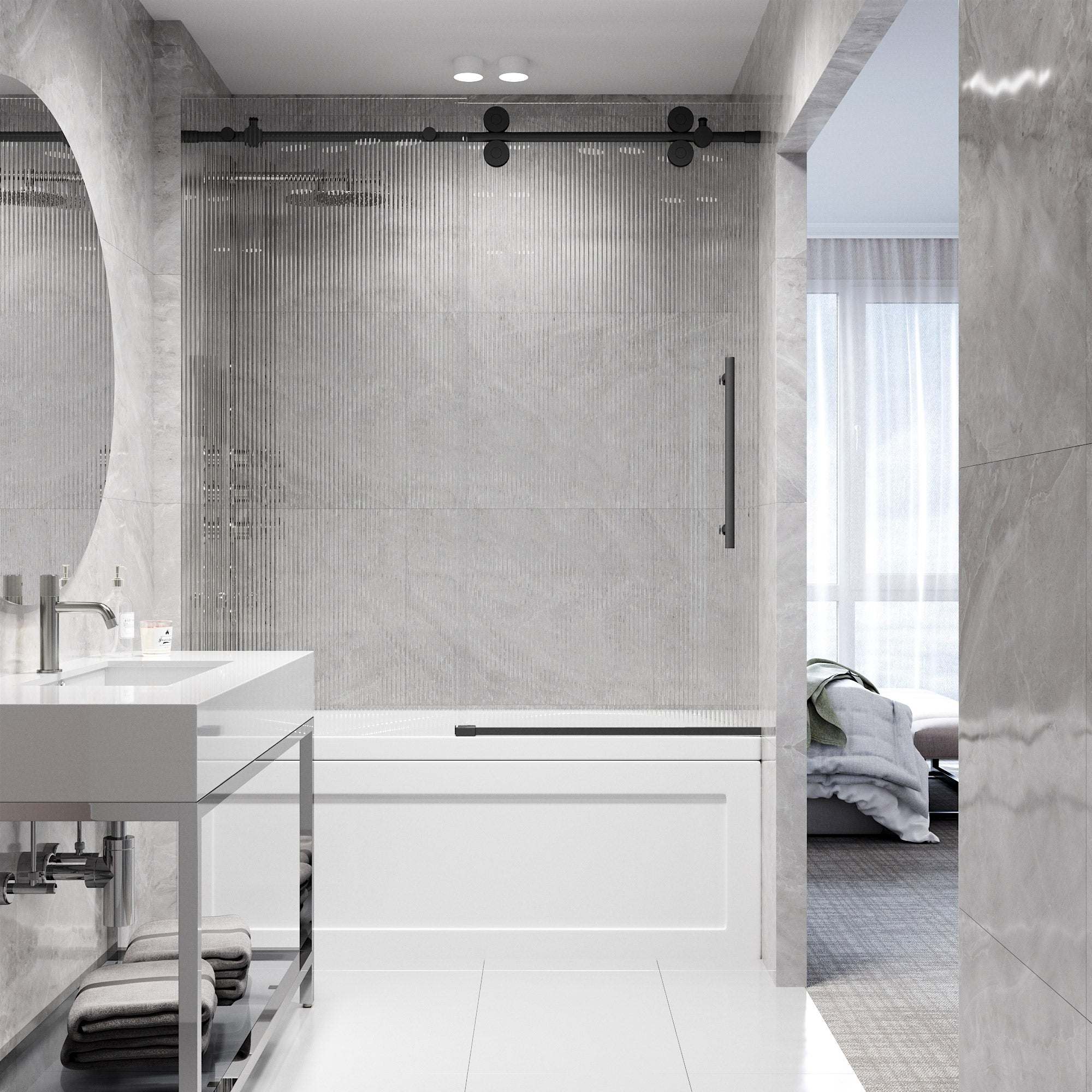 Elan Sliding Frameless Tub Door - Image 62