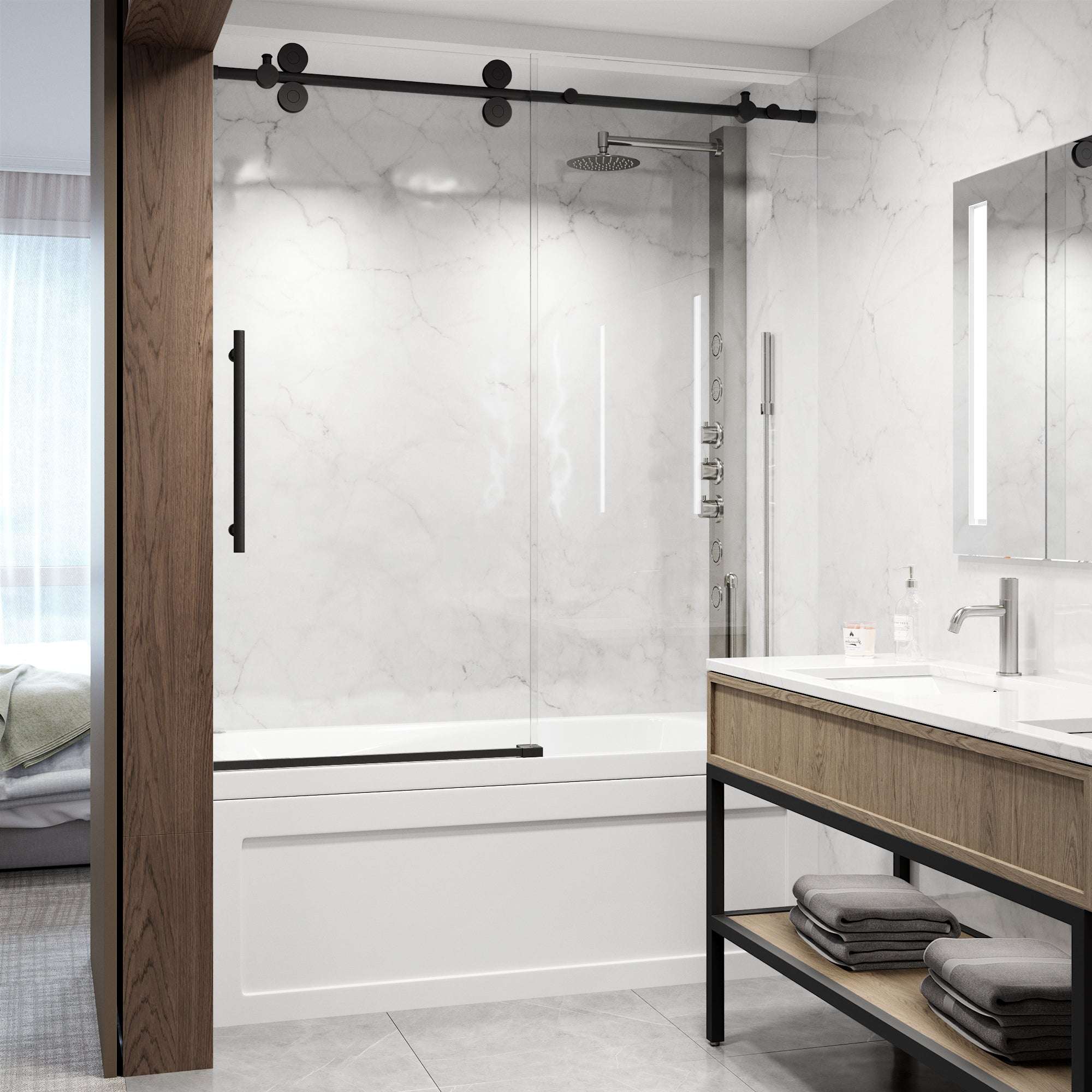 Elan Sliding Frameless Tub Door - Image 66