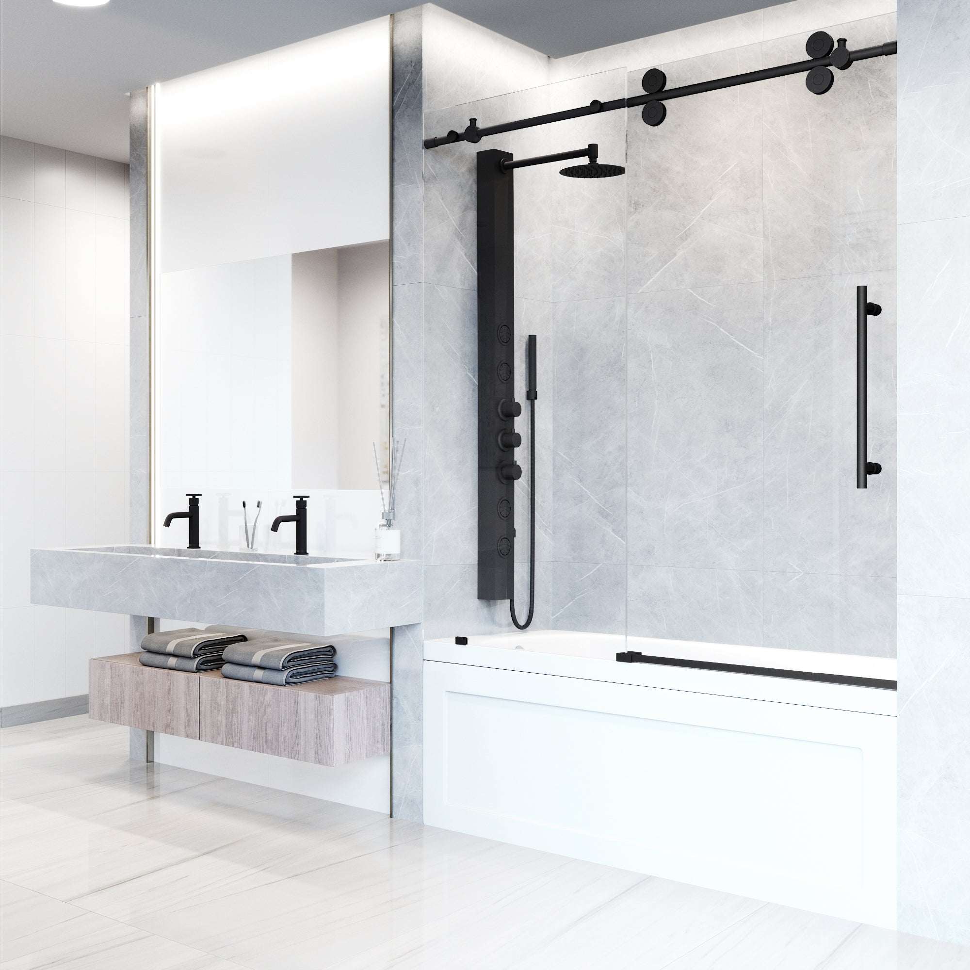 Elan Sliding Frameless Tub Door - Image 73