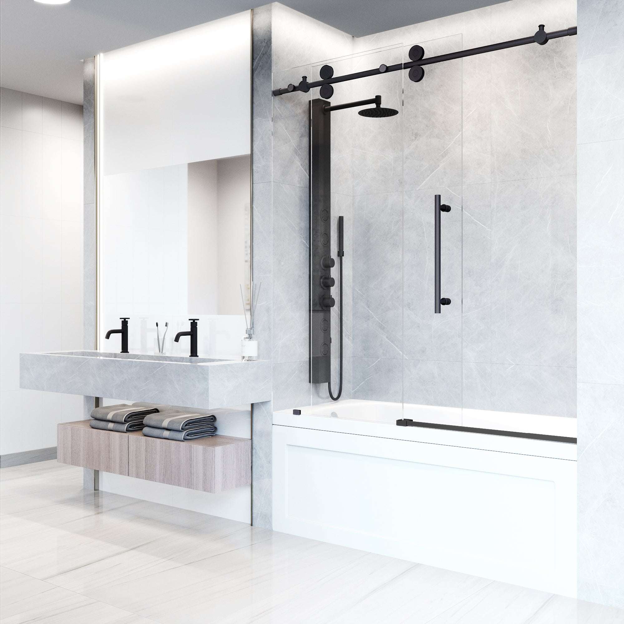 Elan Sliding Frameless Tub Door - Image 78