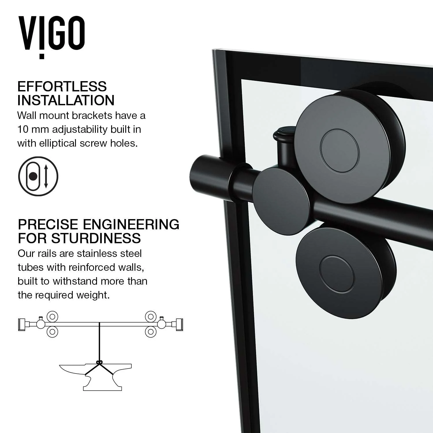 Elan Sliding Frameless Tub Door - Image 87