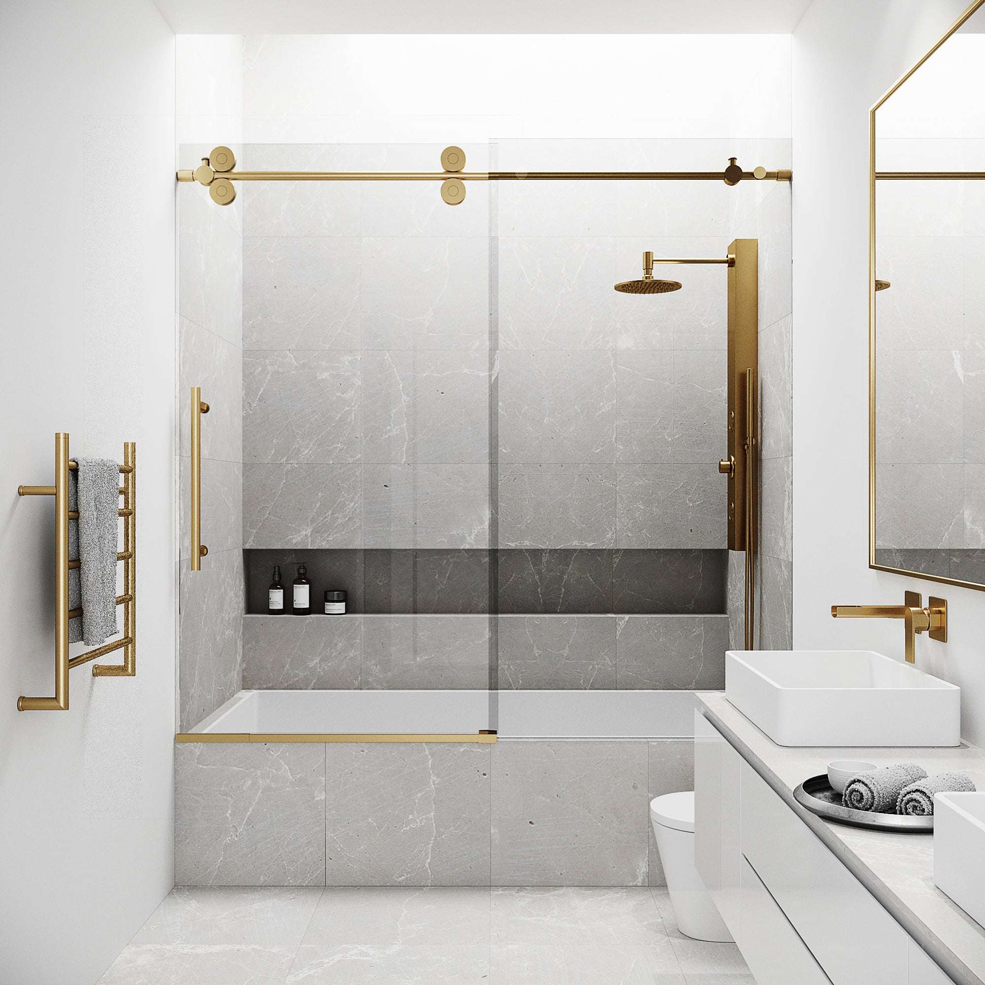 Elan Sliding Frameless Tub Door - Image 92