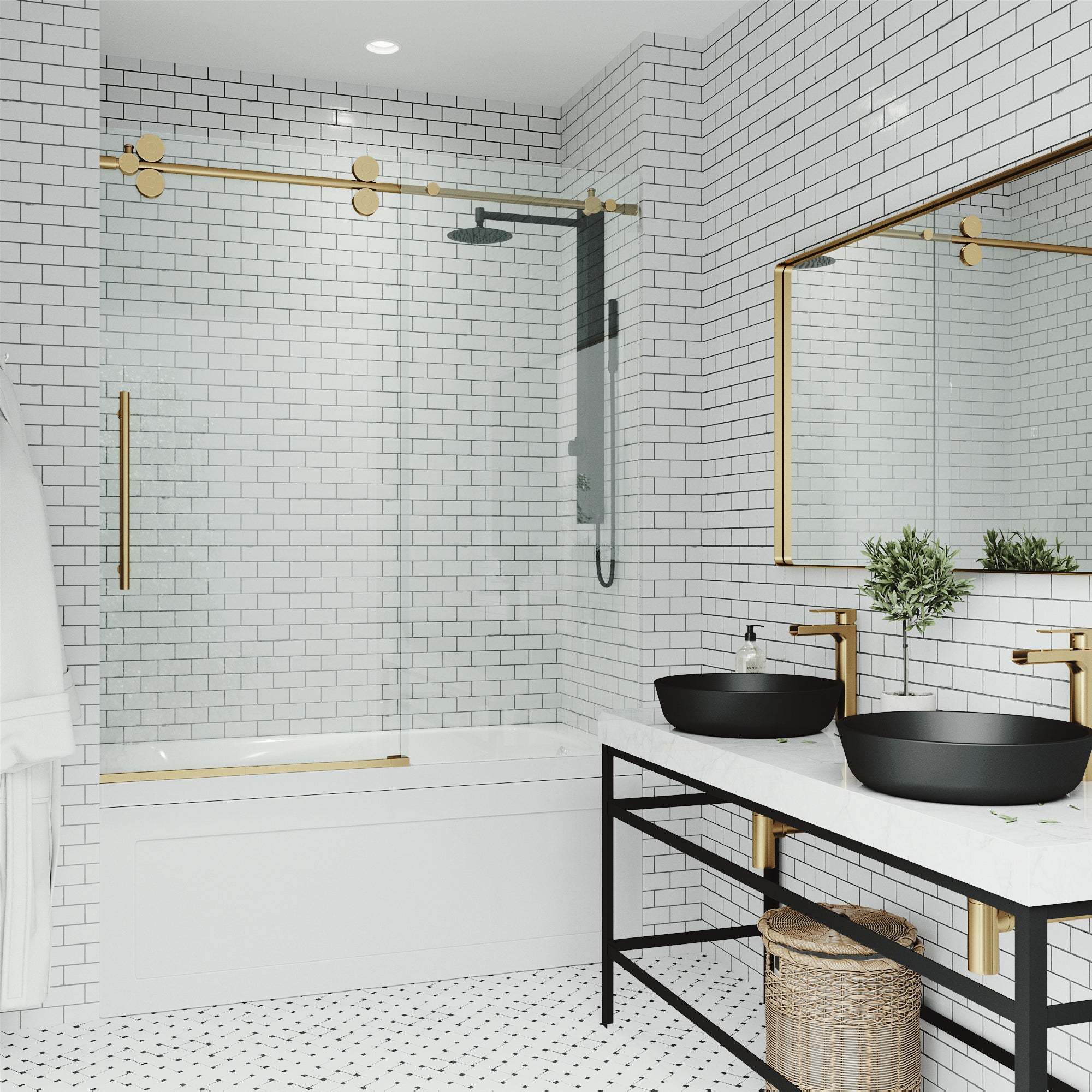 Elan Sliding Frameless Tub Door - Image 93