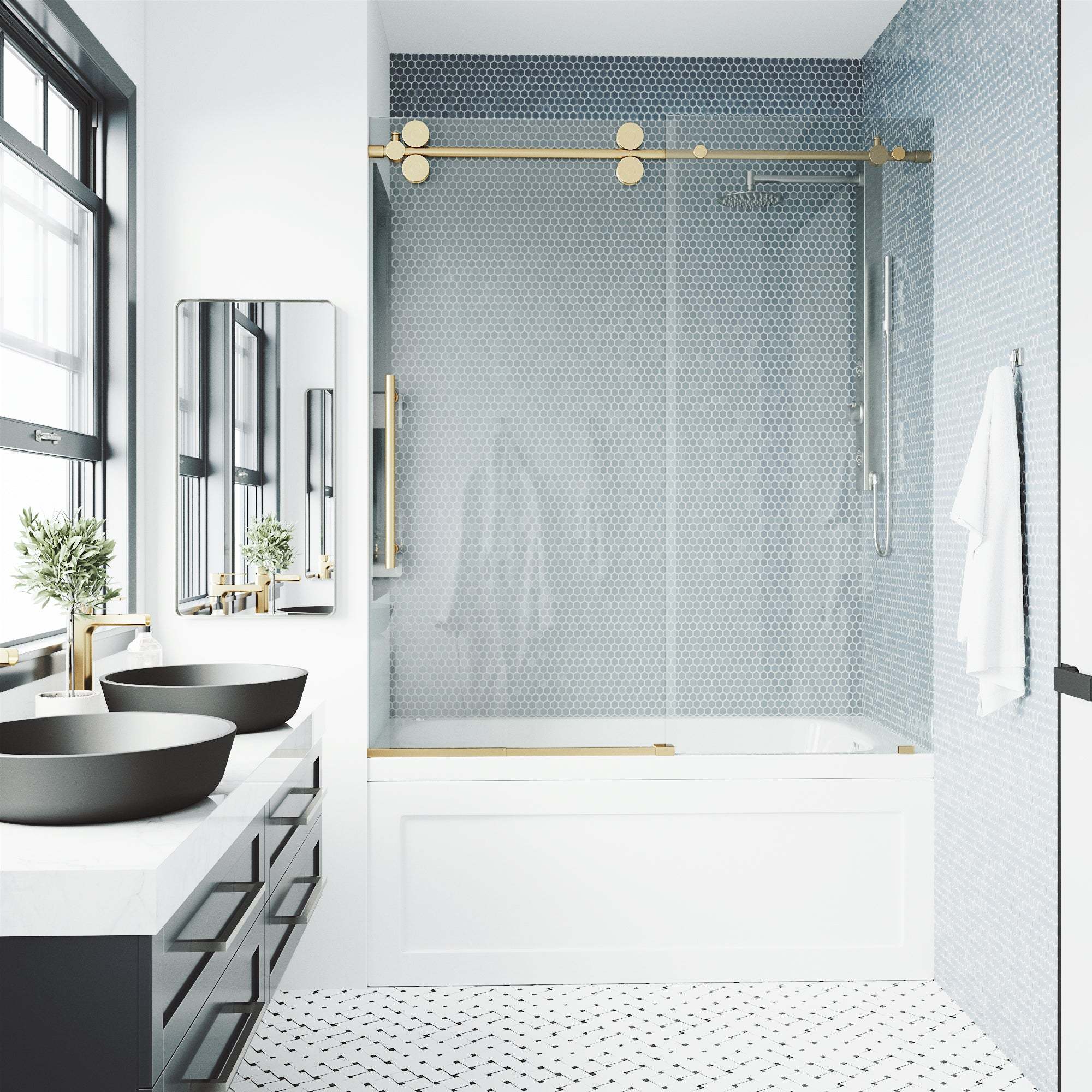 Elan Sliding Frameless Tub Door - Image 95