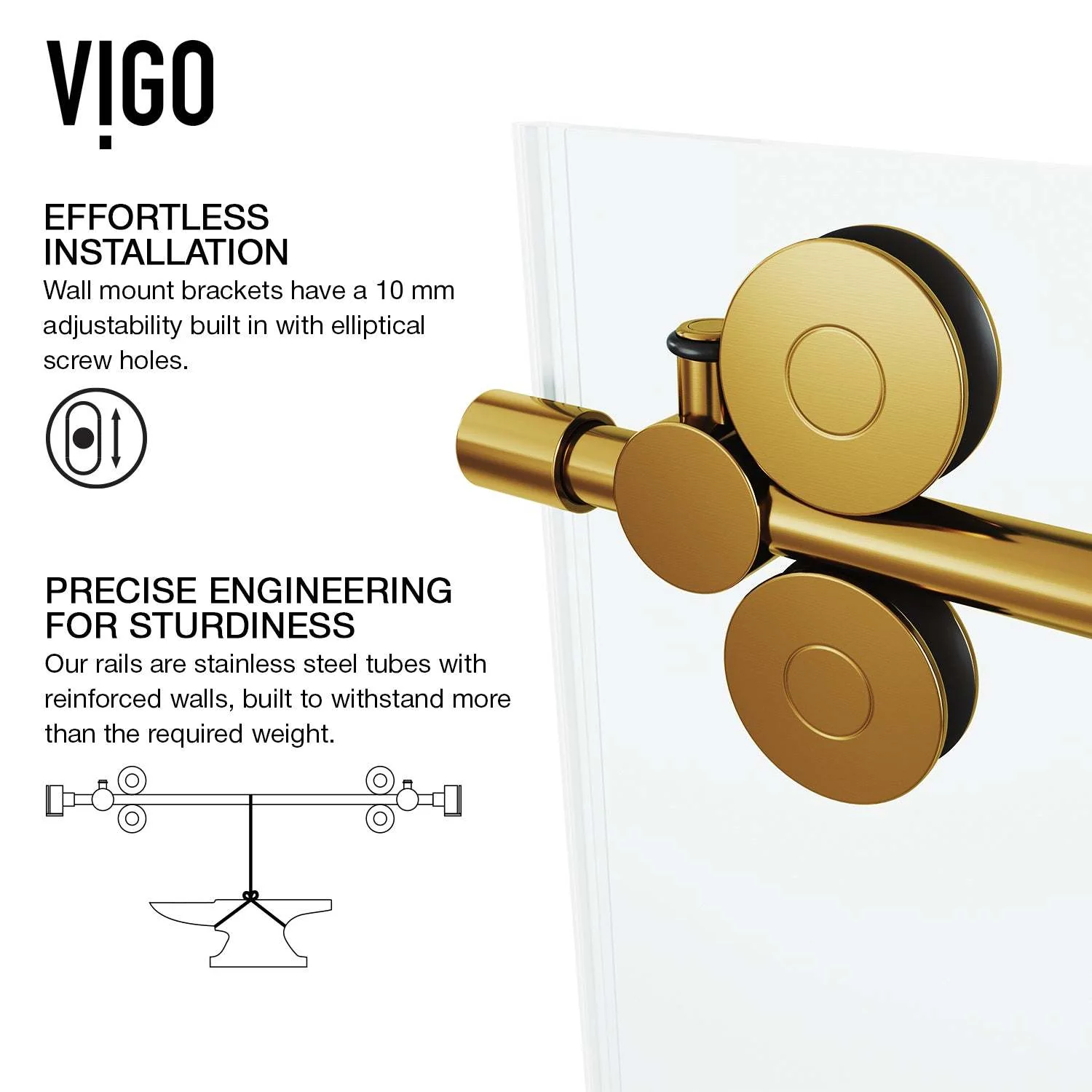 Elan Sliding Frameless Tub Door - Image 97
