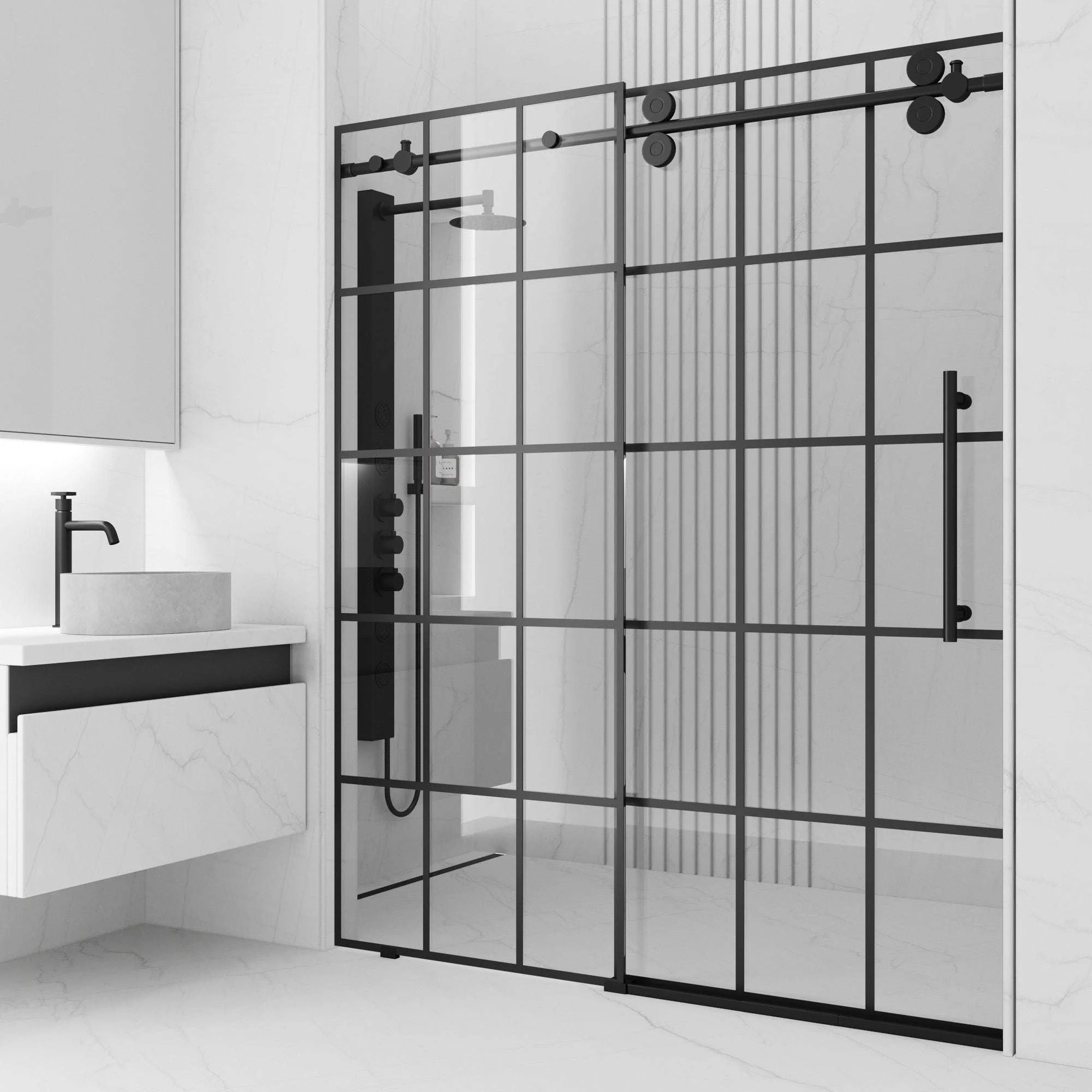 Elan Frameless Sliding Shower Door - Image 11
