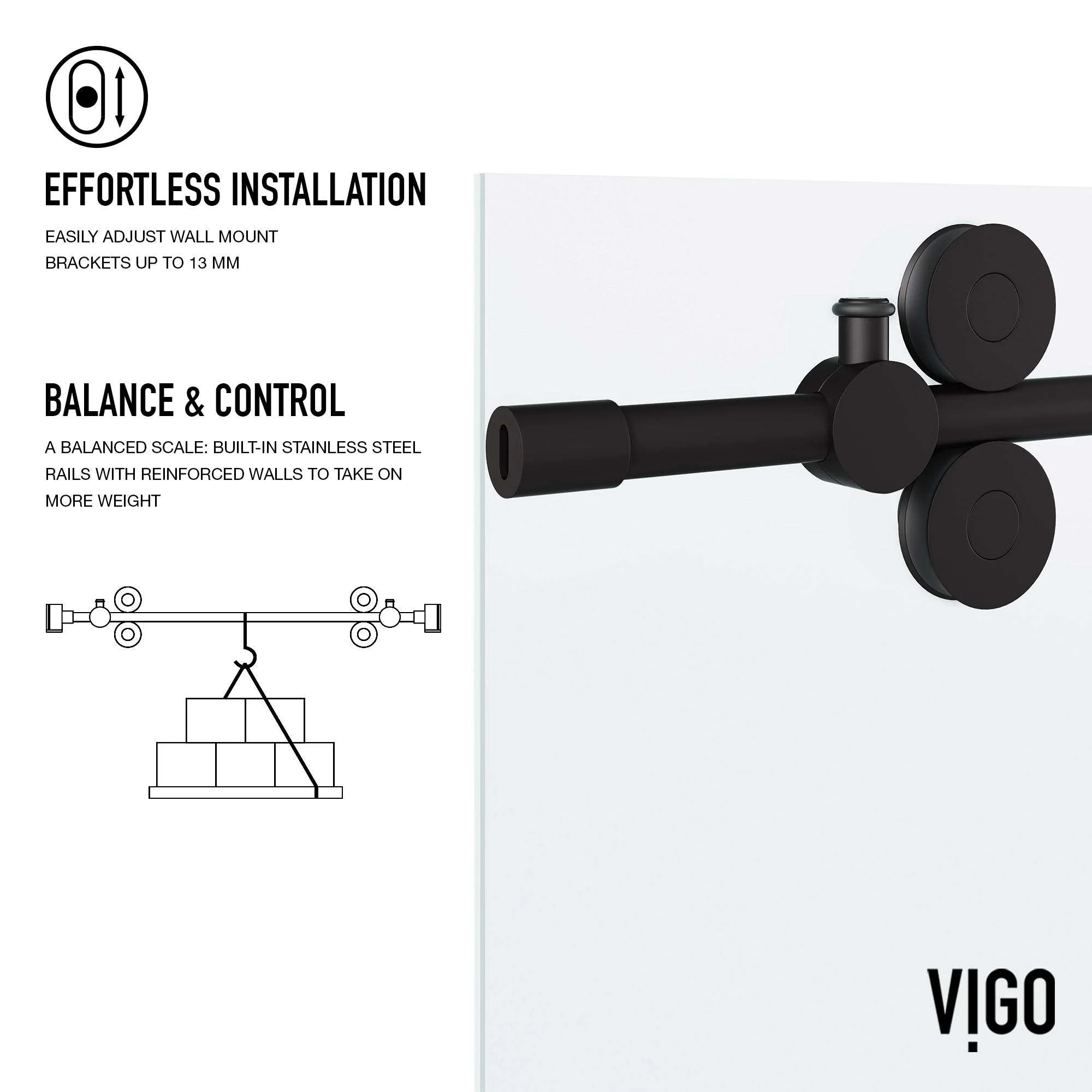 Elan Frameless Sliding Shower Door - Image 164