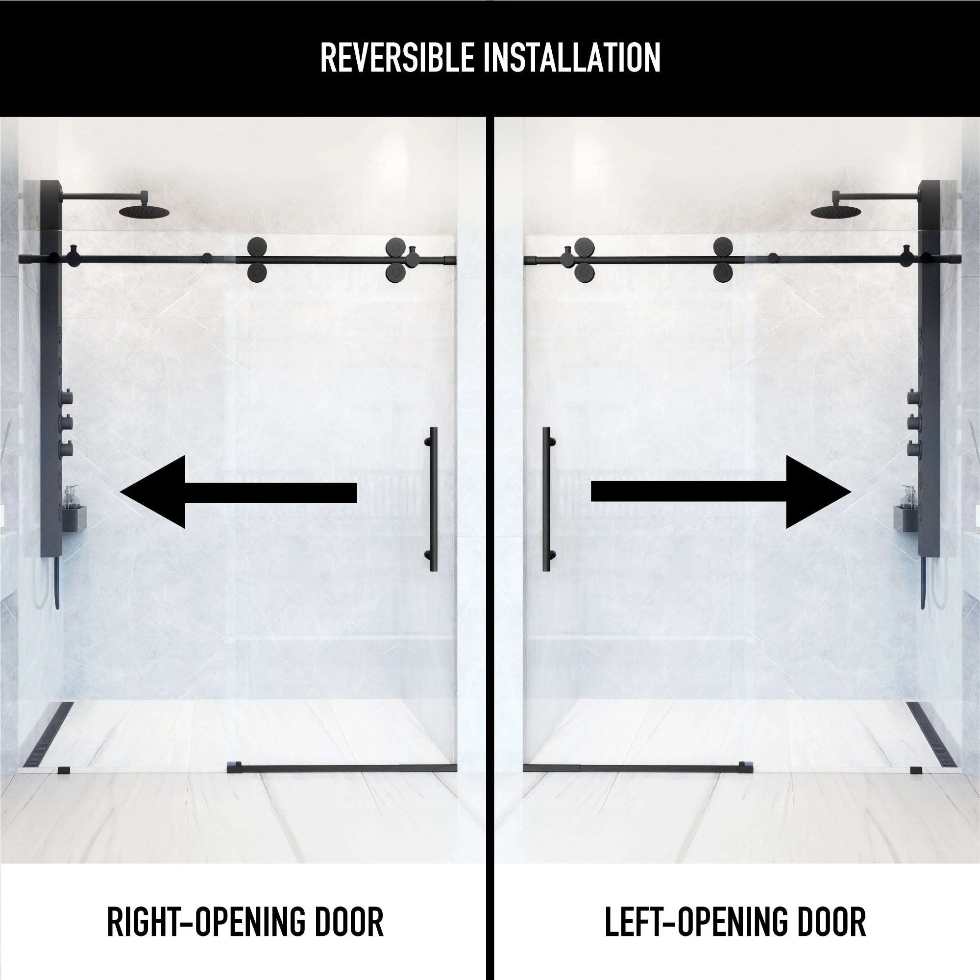 Elan Frameless Sliding Shower Door - Image 169