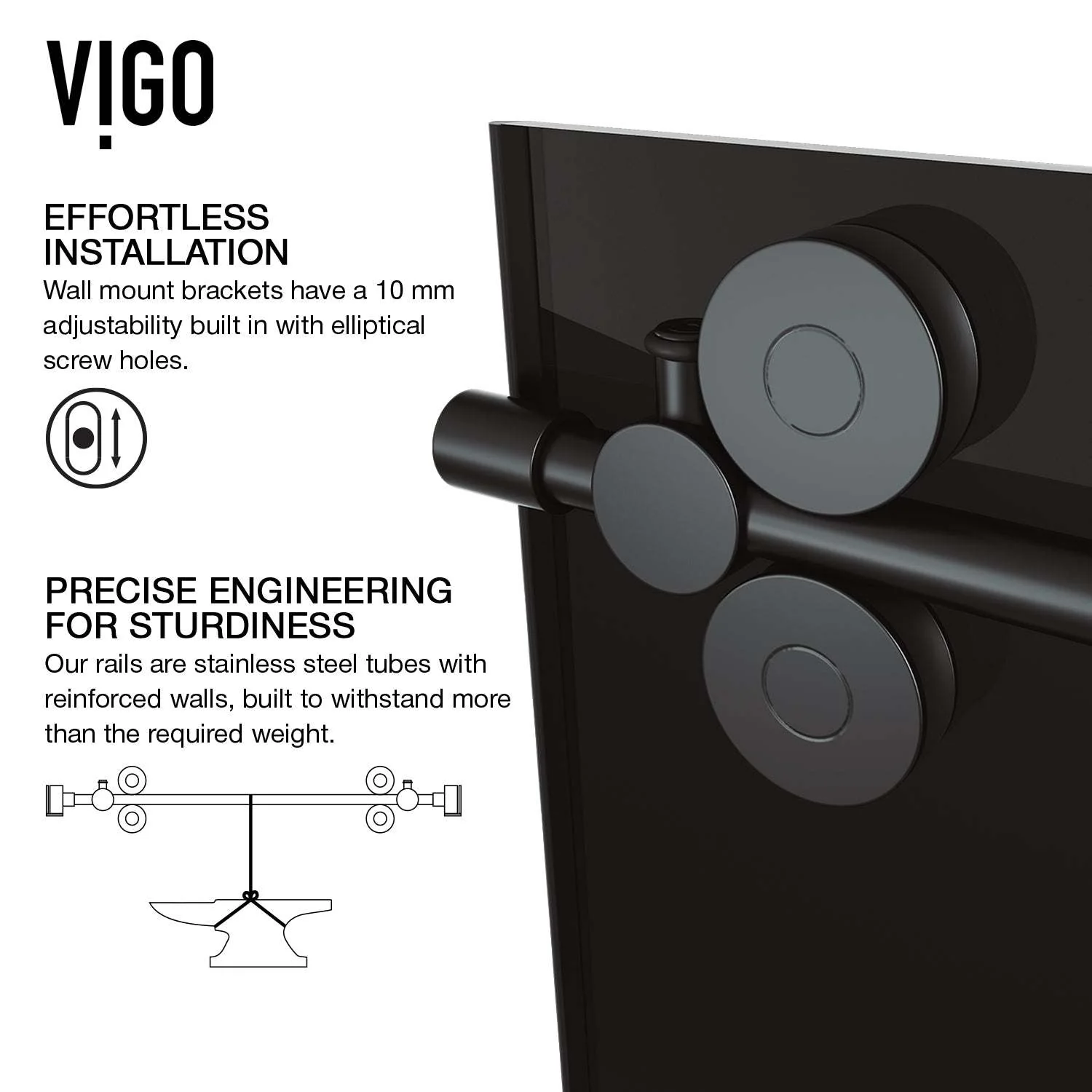 Elan Frameless Sliding Shower Door - Image 177