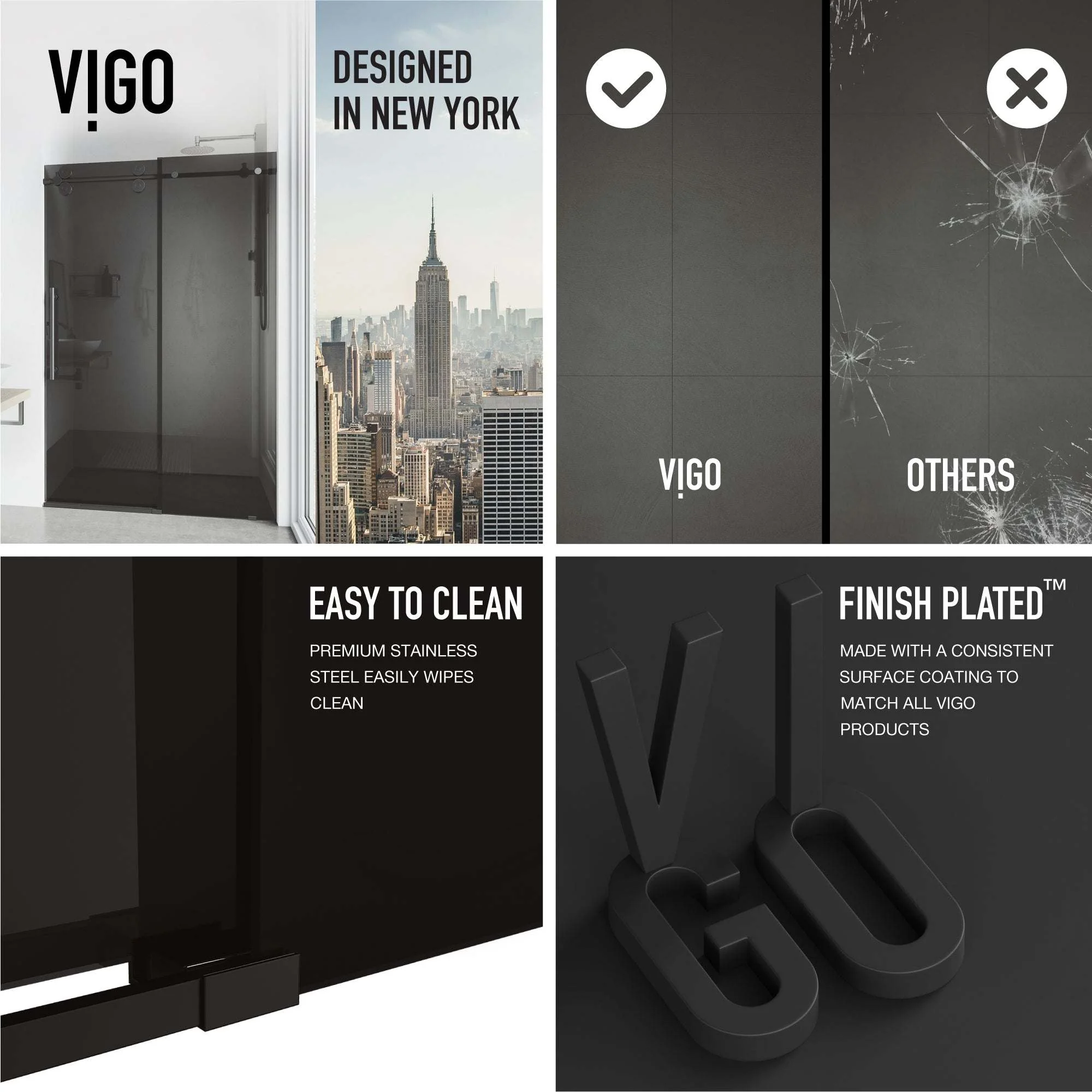Elan Frameless Sliding Shower Door - Image 184