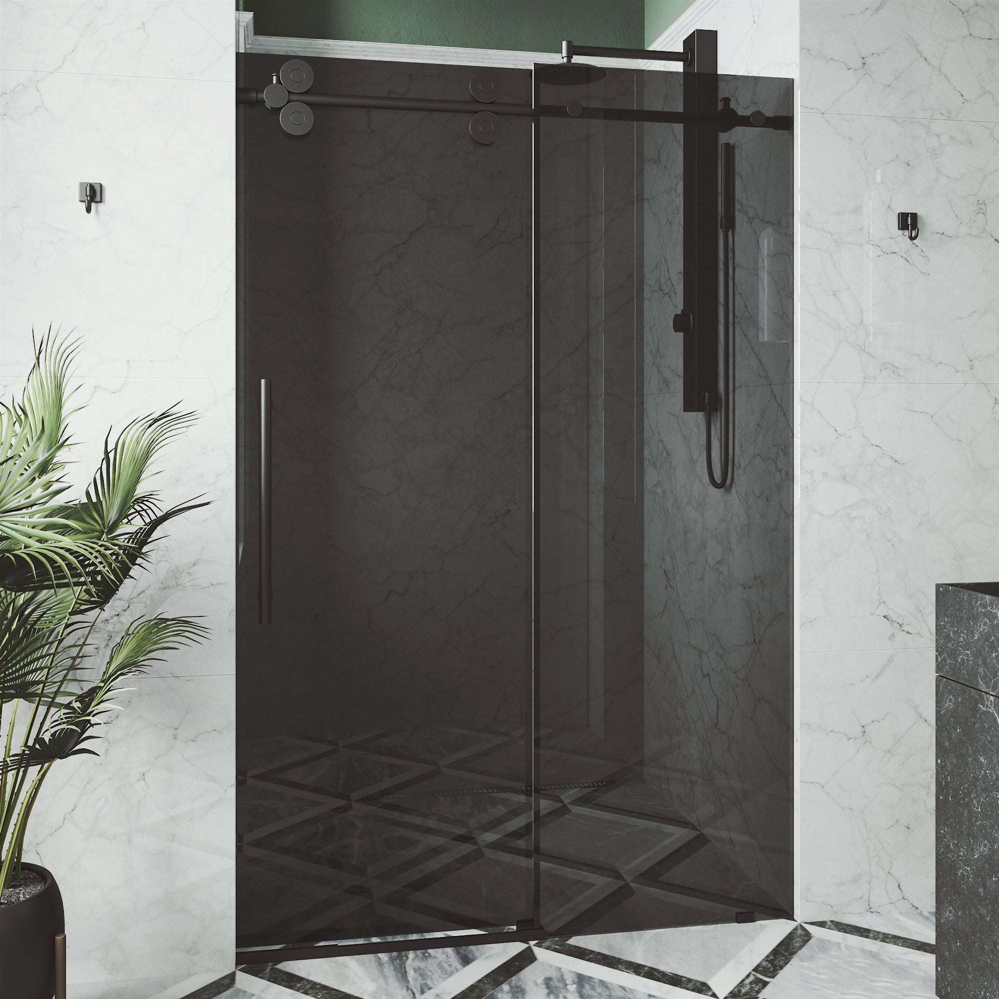 Elan Frameless Sliding Shower Door - Image 198