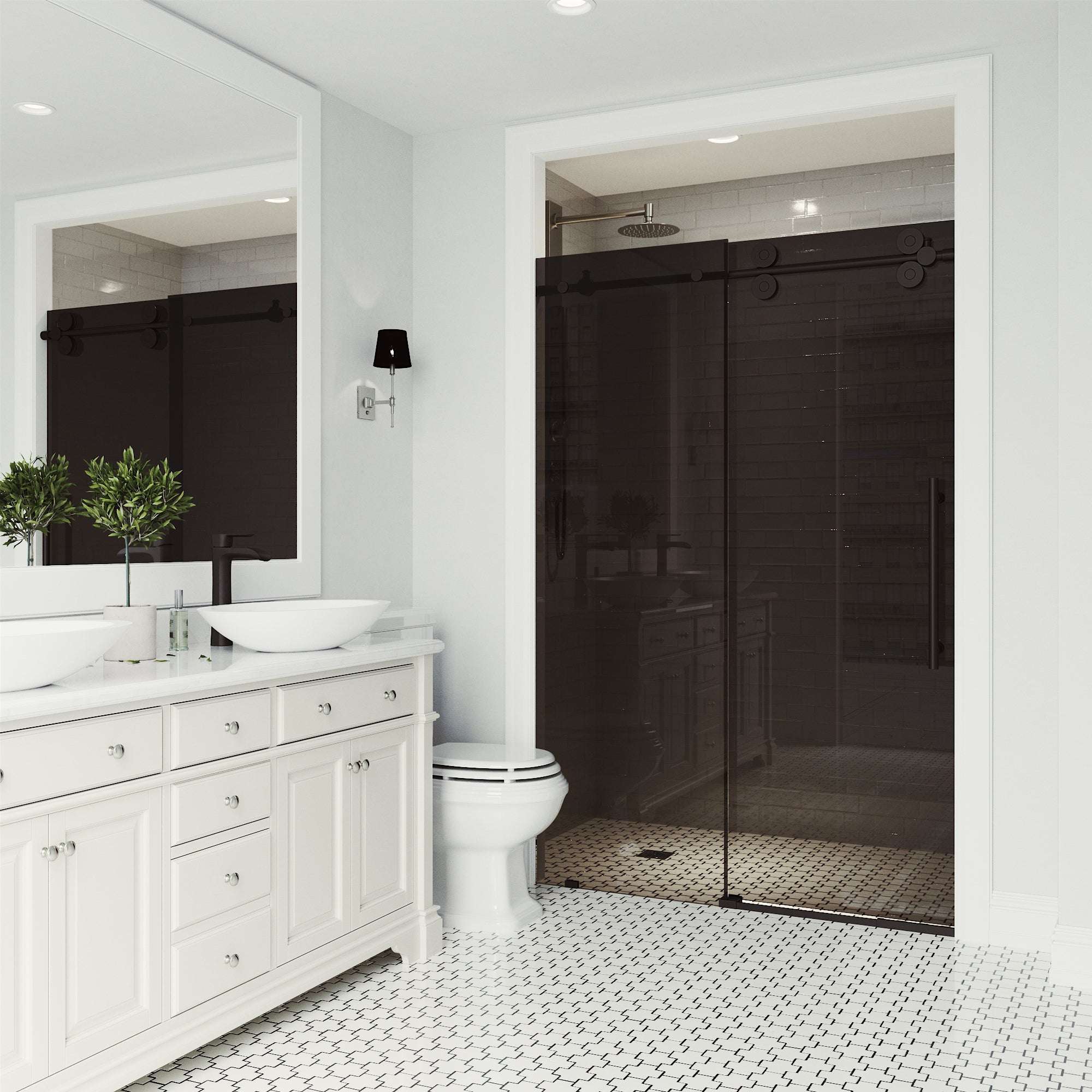 Elan Frameless Sliding Shower Door - Image 201