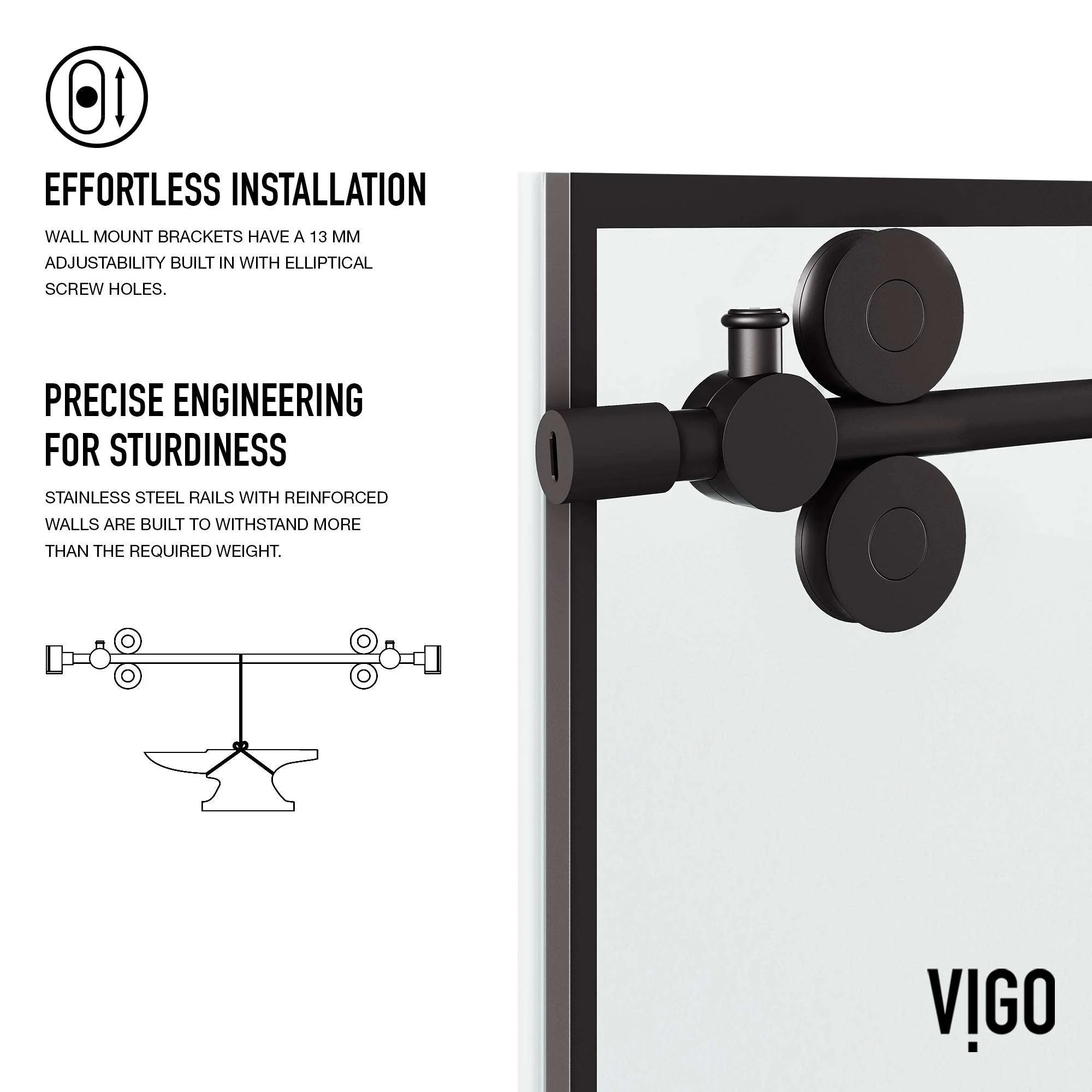 Elan Frameless Sliding Shower Door - Image 219