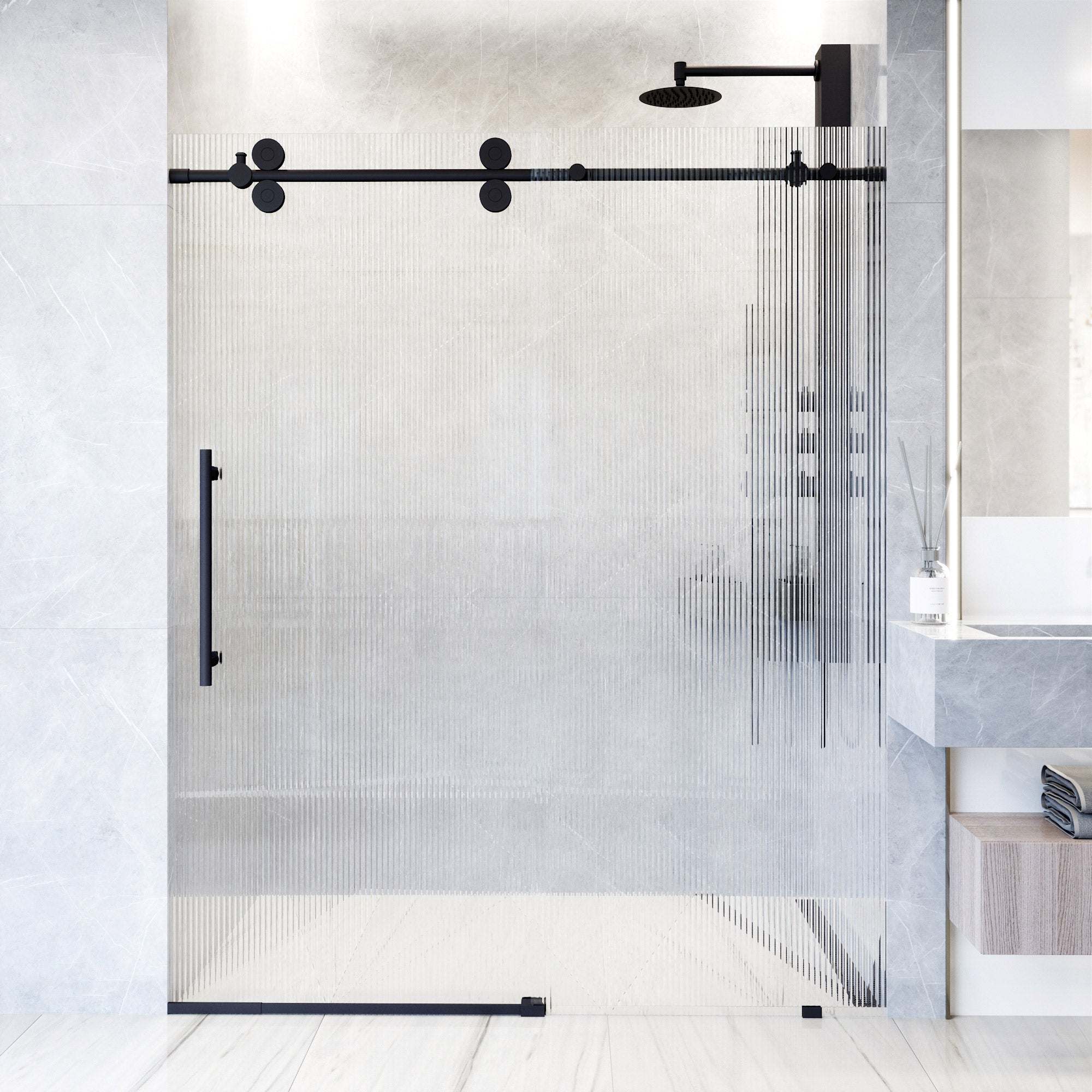 Elan Frameless Sliding Shower Door - Image 232