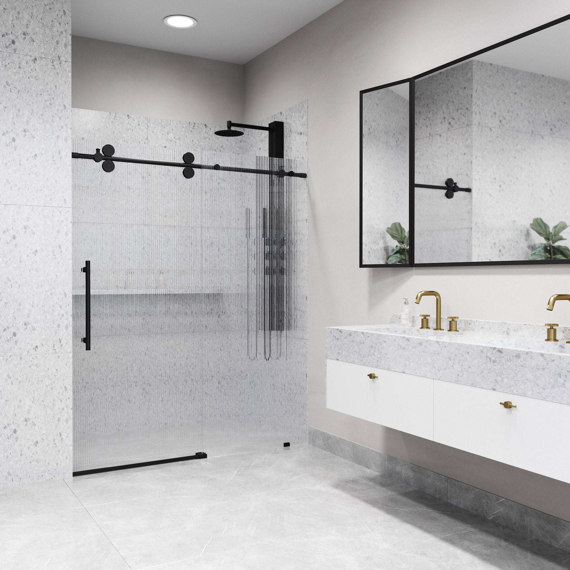 Elan Frameless Sliding Shower Door - Image 240