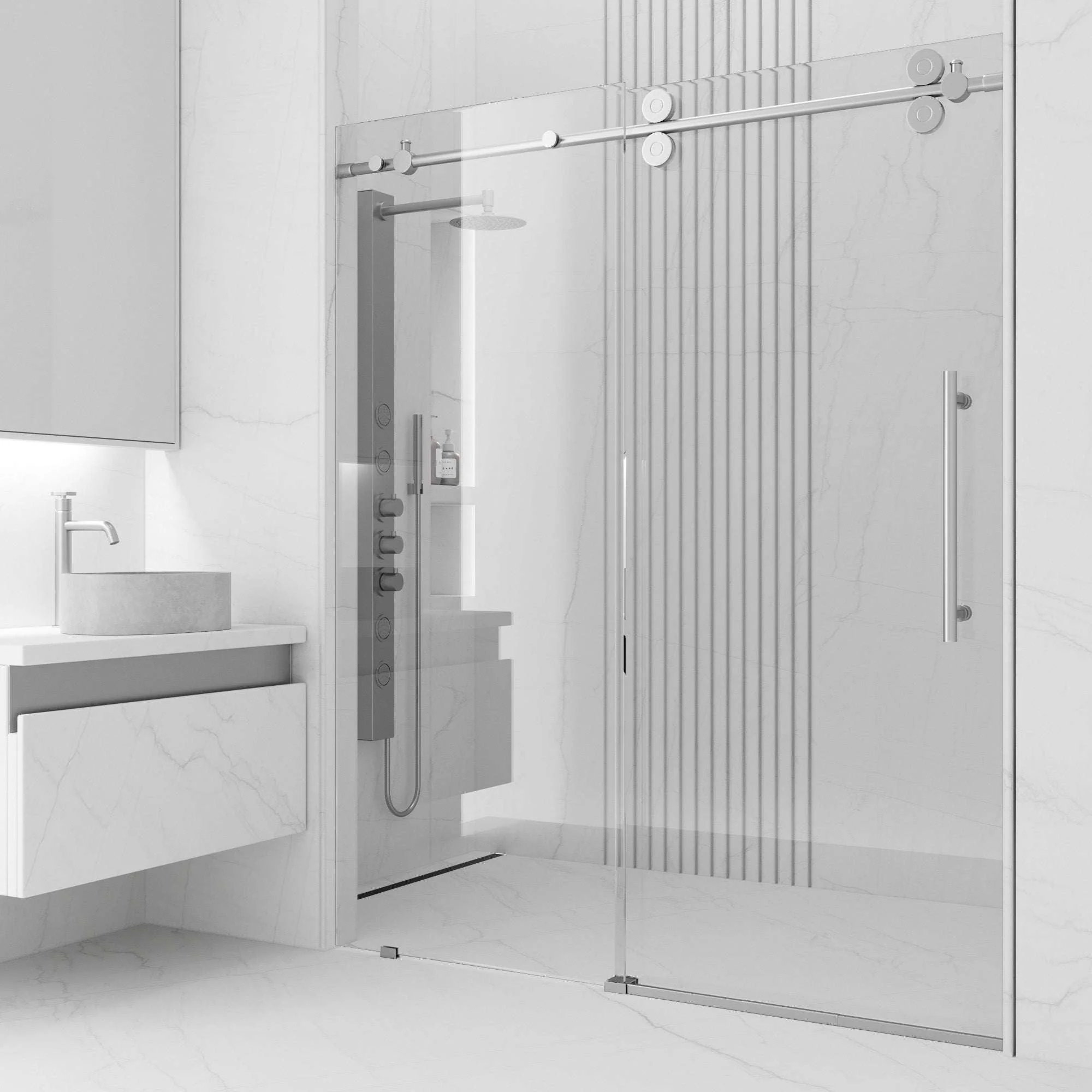 Elan Frameless Sliding Shower Door - Image 41