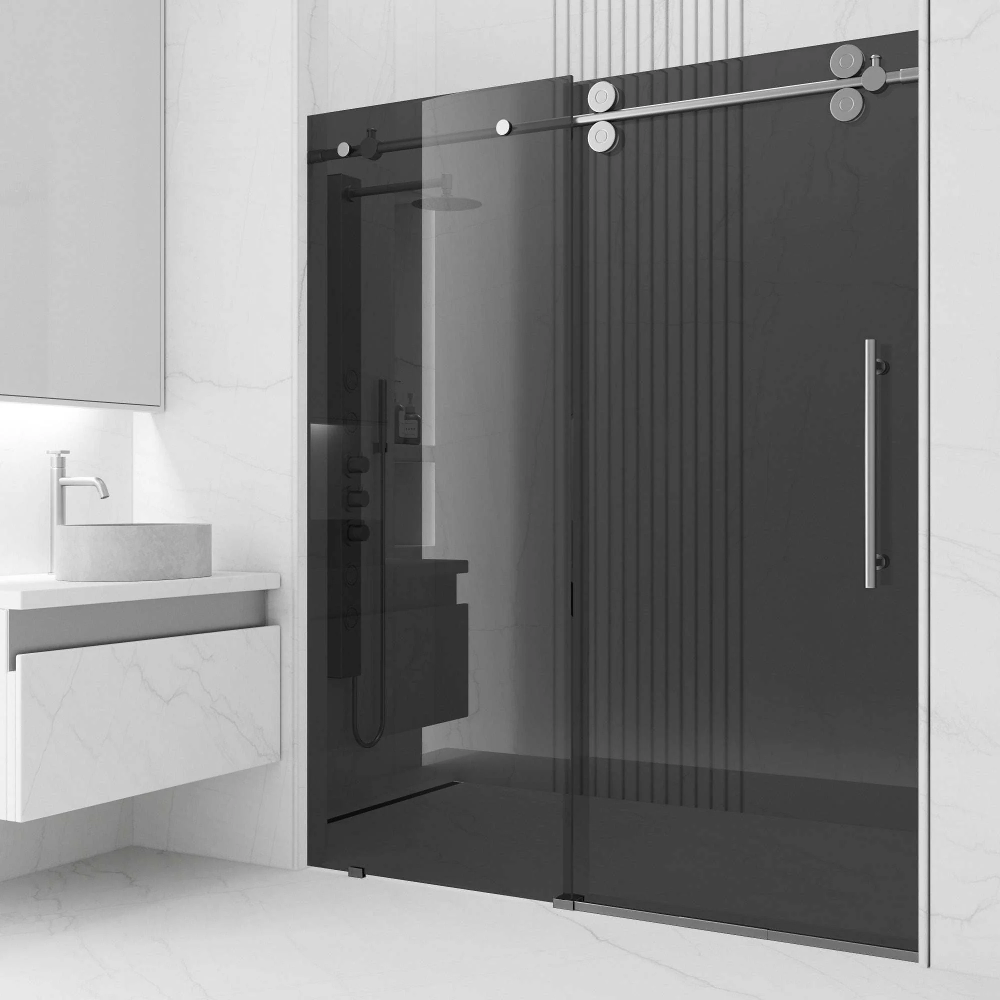 Elan Frameless Sliding Shower Door - Image 43