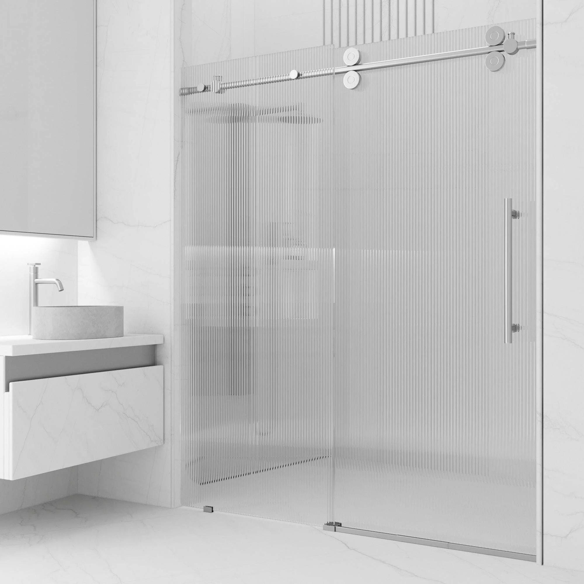 Elan Frameless Sliding Shower Door - Image 47
