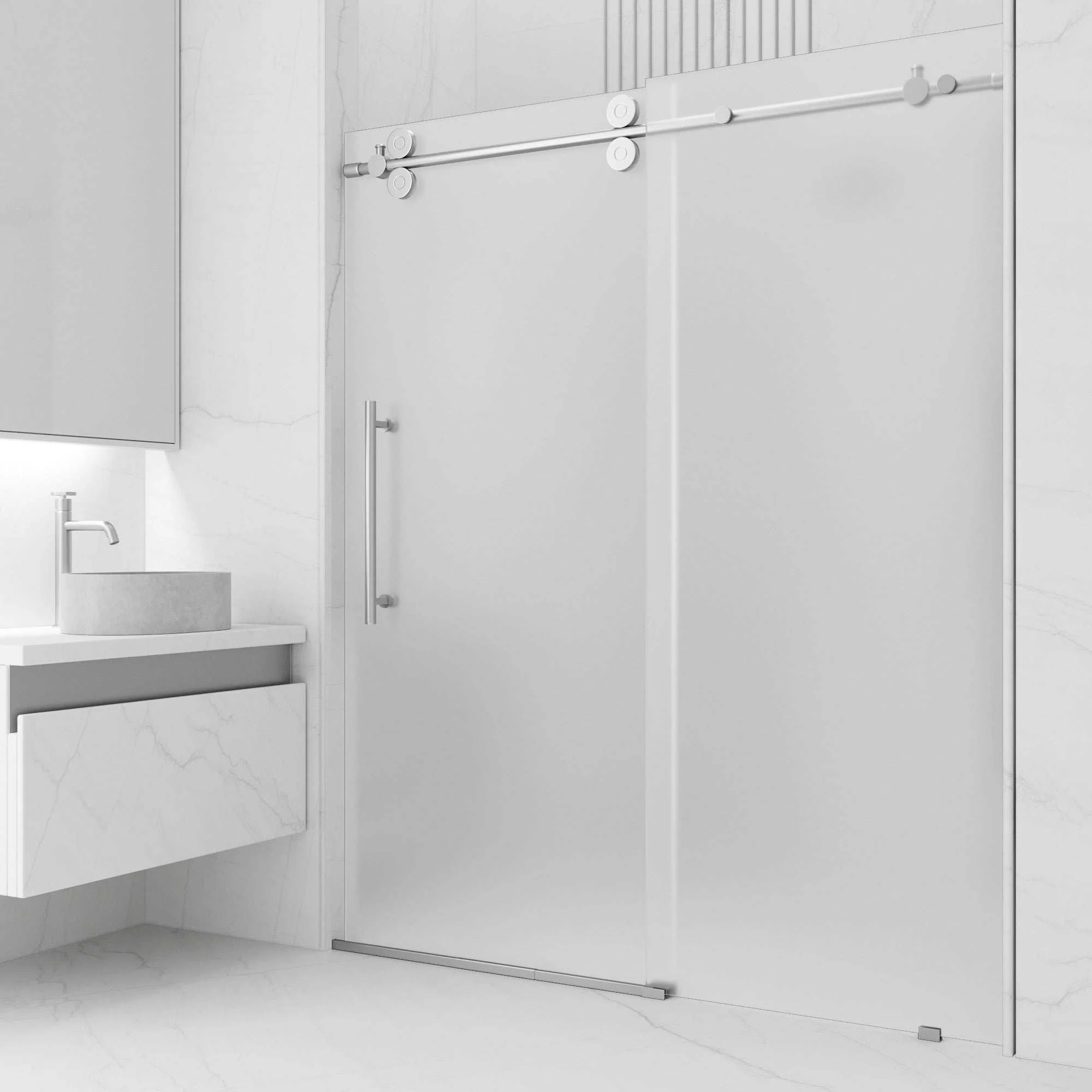 Elan Frameless Sliding Shower Door - Image 48