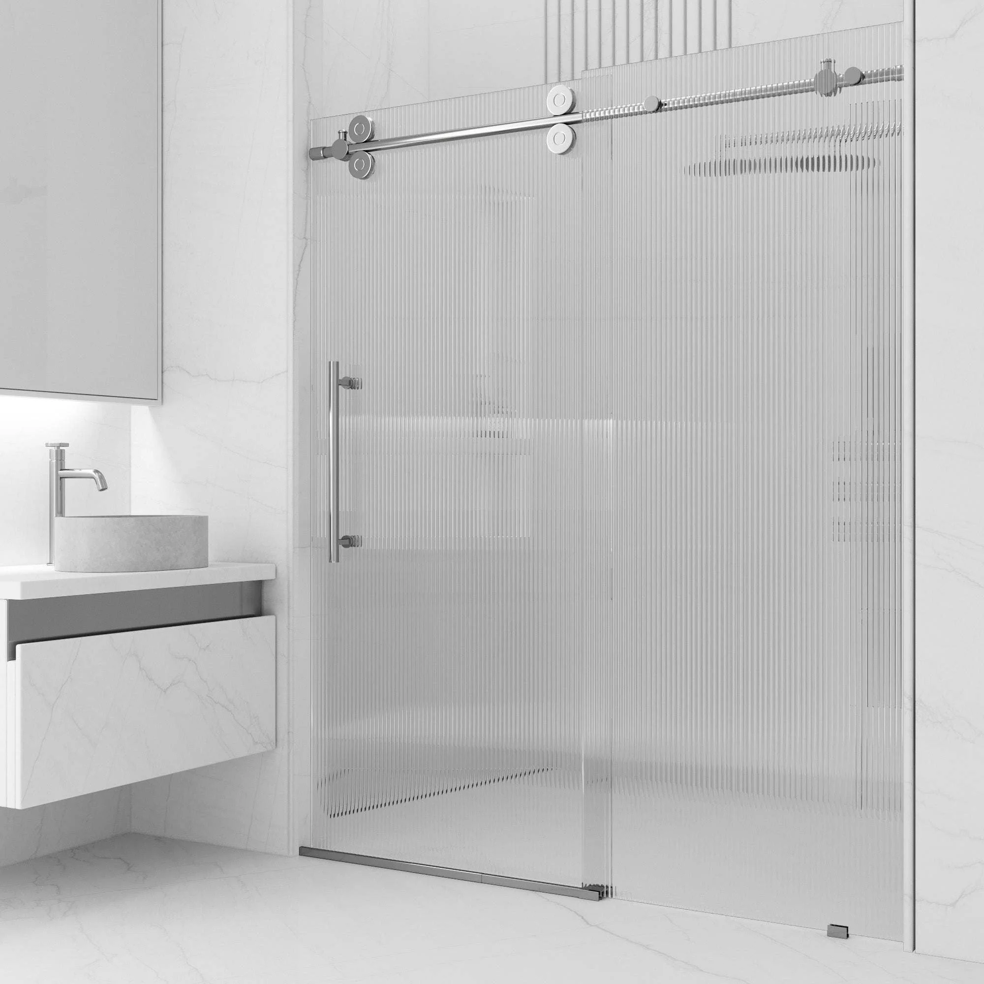 Elan Frameless Sliding Shower Door - Image 58