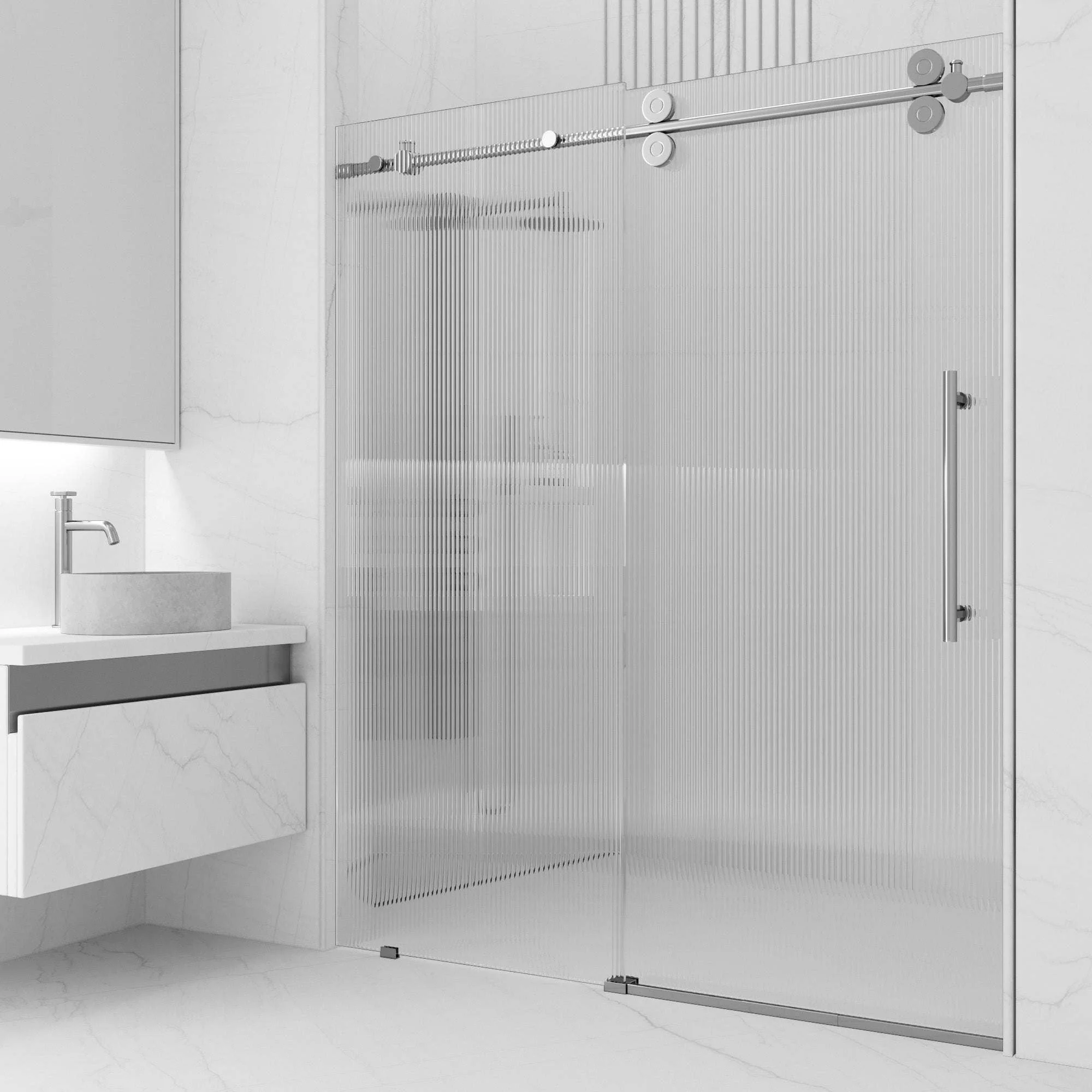 Elan Frameless Sliding Shower Door - Image 59