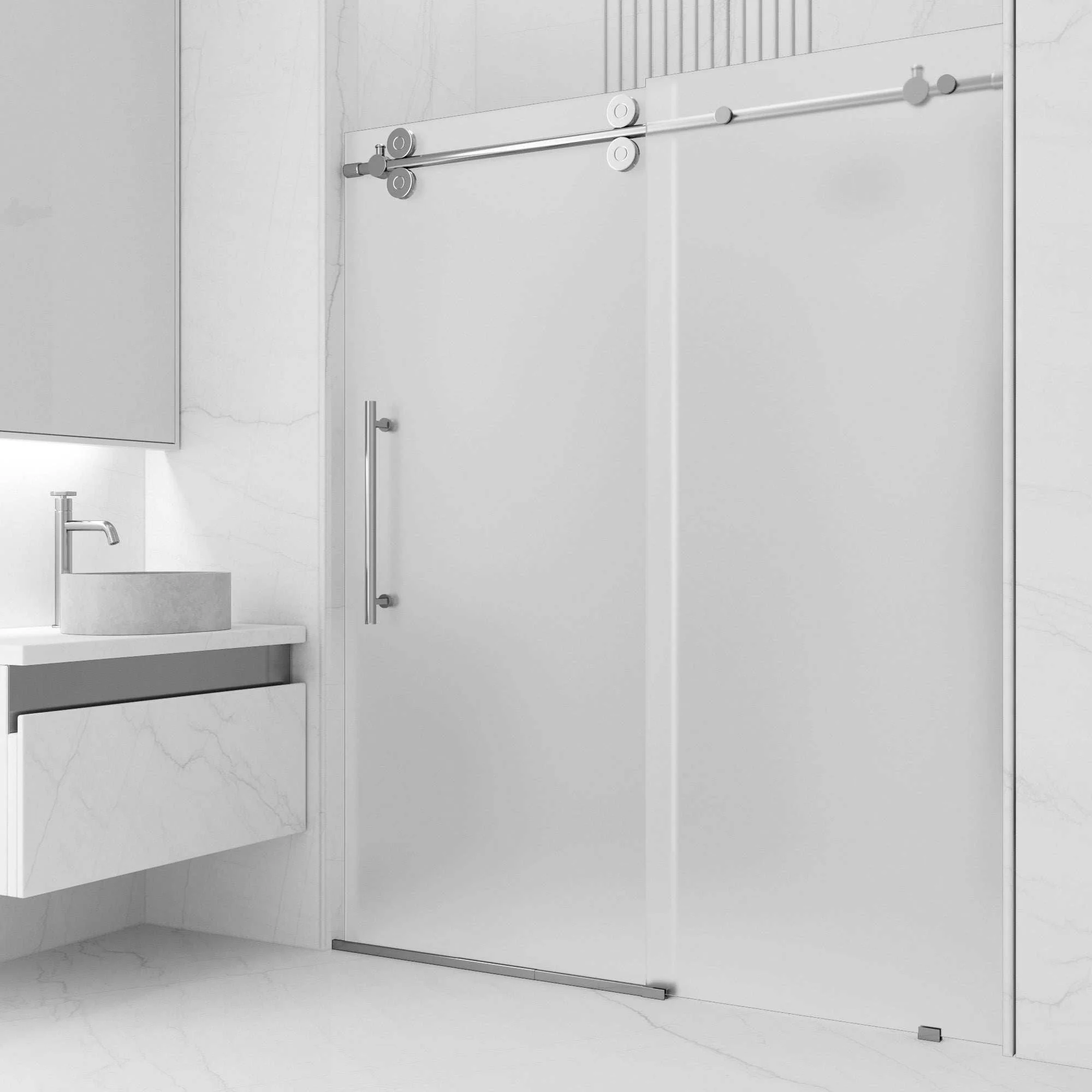 Elan Frameless Sliding Shower Door - Image 60