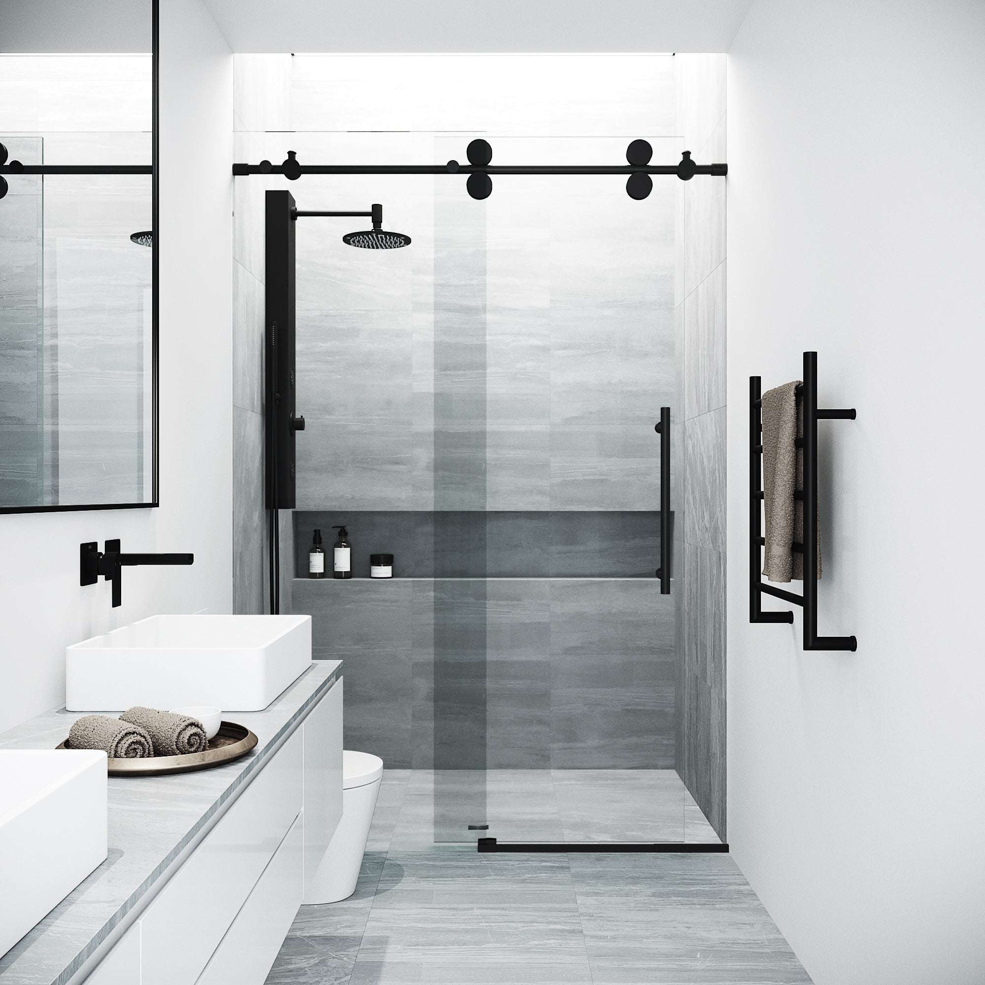 Elan Frameless Sliding Shower Door - Image 62