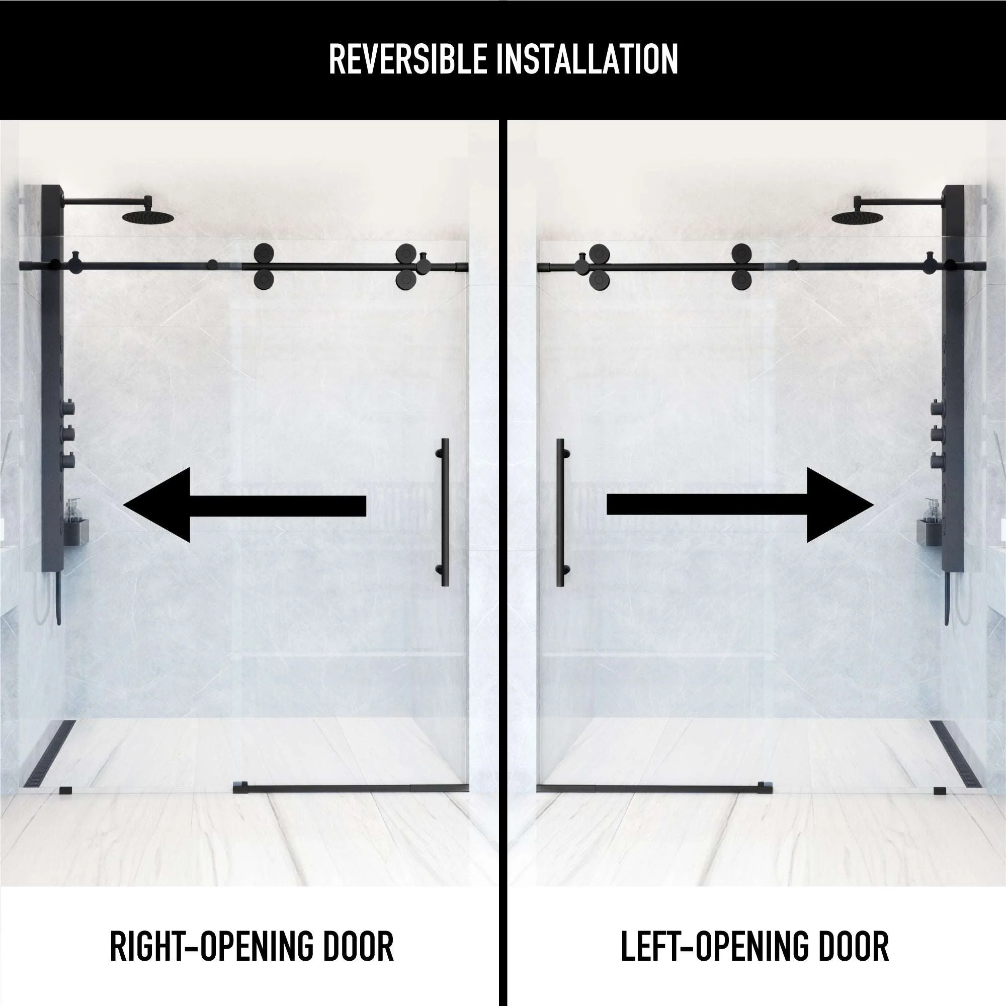 Elan Frameless Sliding Shower Door - Image 69