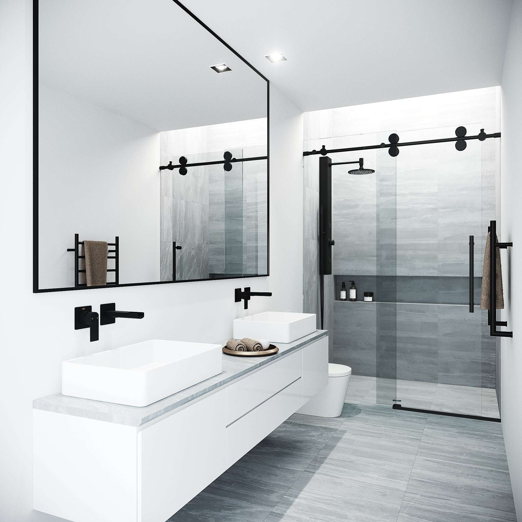 Elan Frameless Sliding Shower Door - Image 99