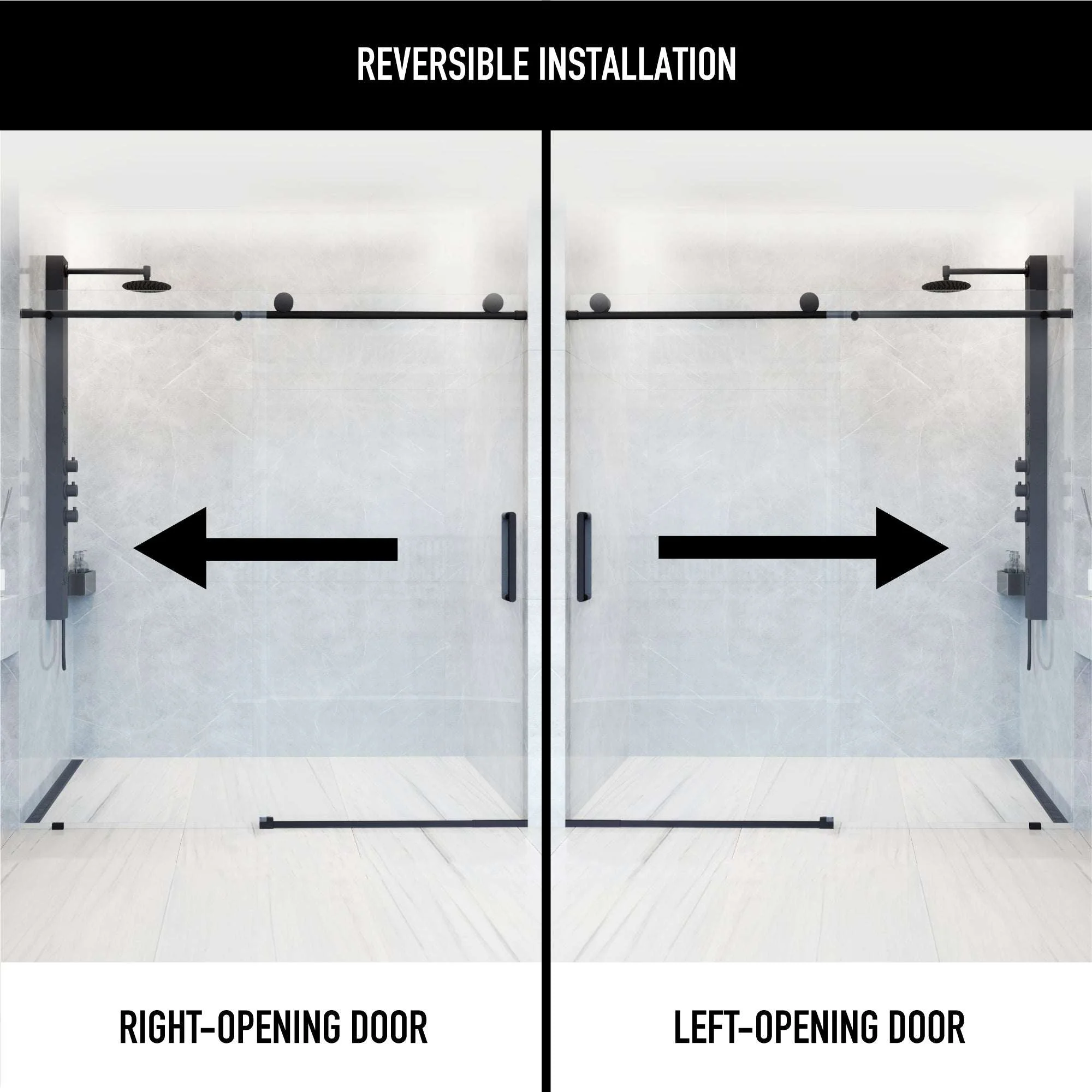 Elan VMotion™ Frameless Sliding Shower Door - Image 21