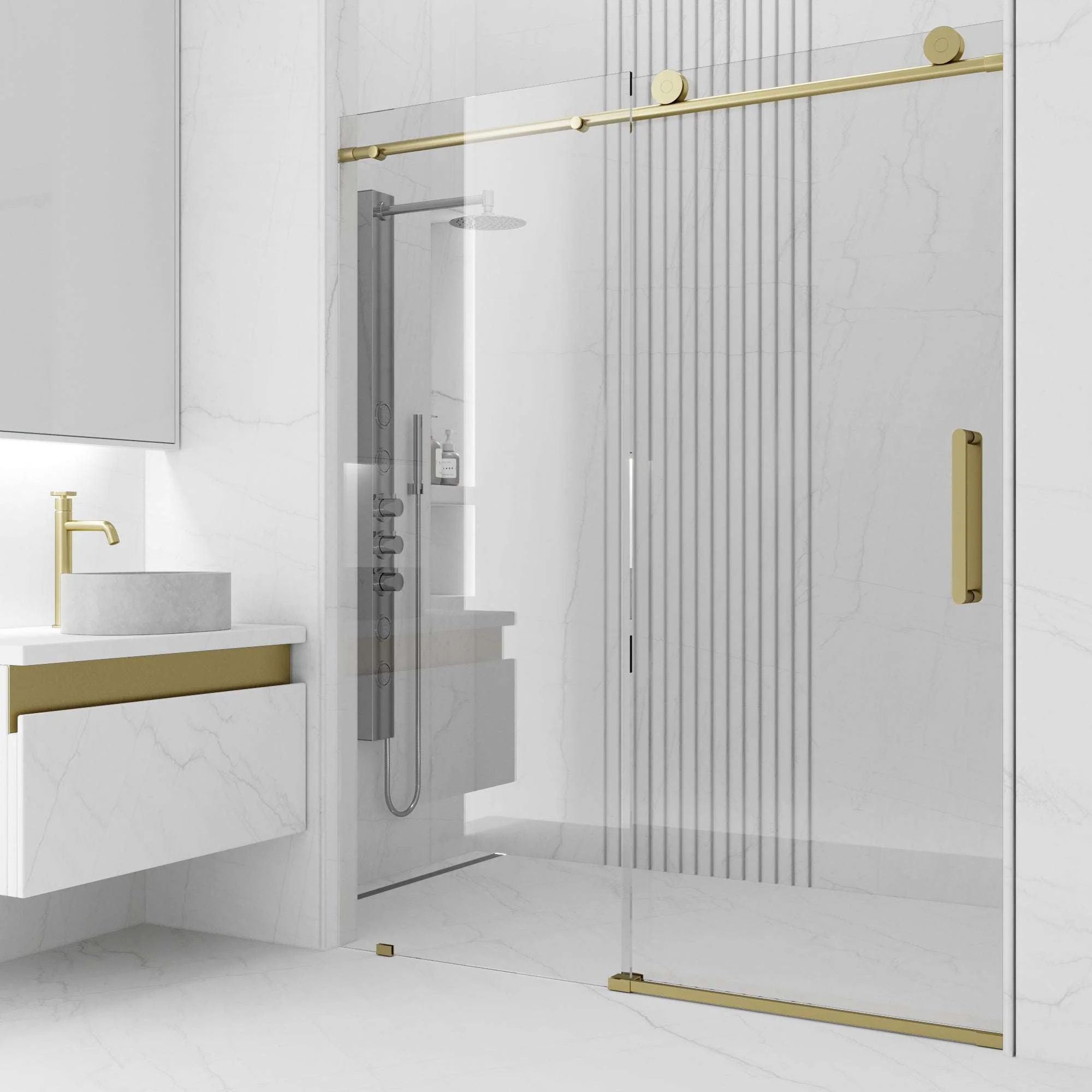Elan VMotion™ Frameless Sliding Shower Door - Image 3