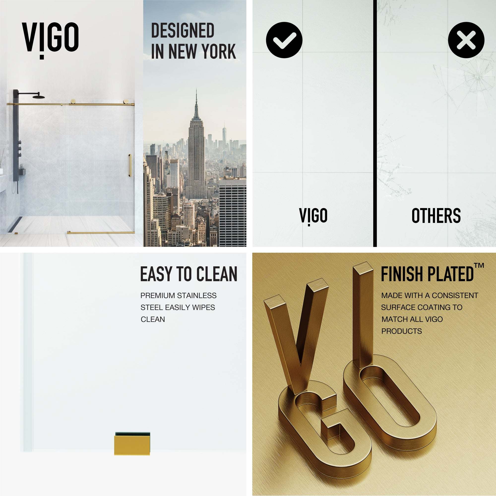 Elan VMotion™ Frameless Sliding Shower Door - Image 36